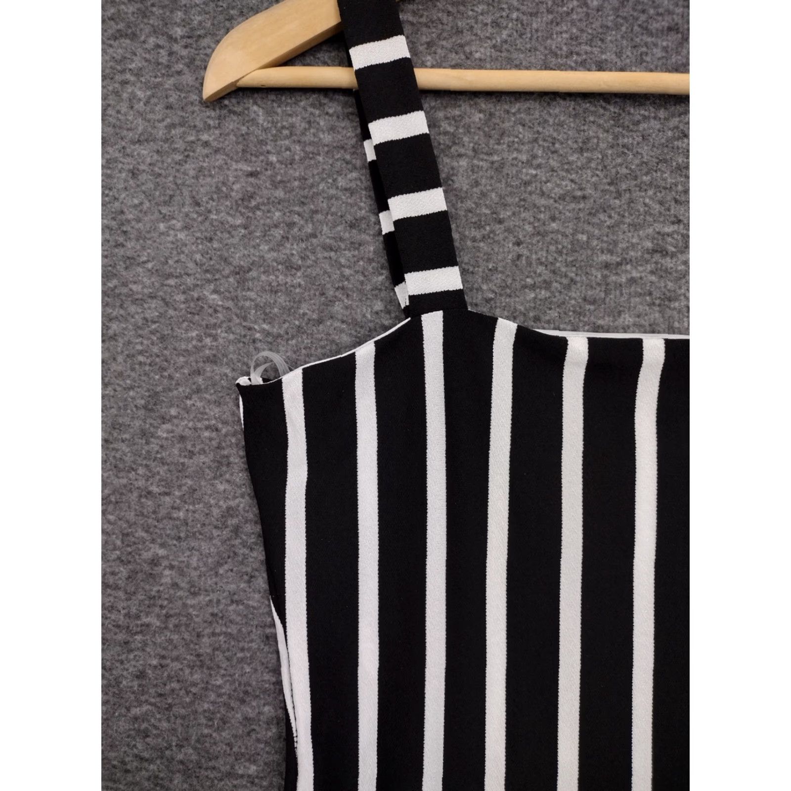 Vintage Codigo One Piece Swimsuit Women's Striped Black/White Size L Size ONE SIZE - 7 Thumbnail