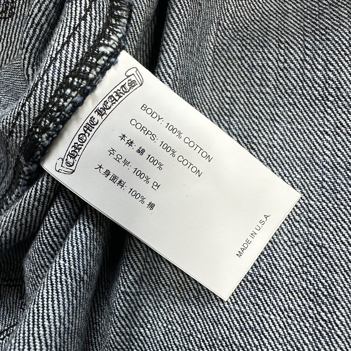 Chrome Hearts Chrome Hearts Silver Button Denim Shirt Size US L / EU 52-54 / 3 - 5 Thumbnail