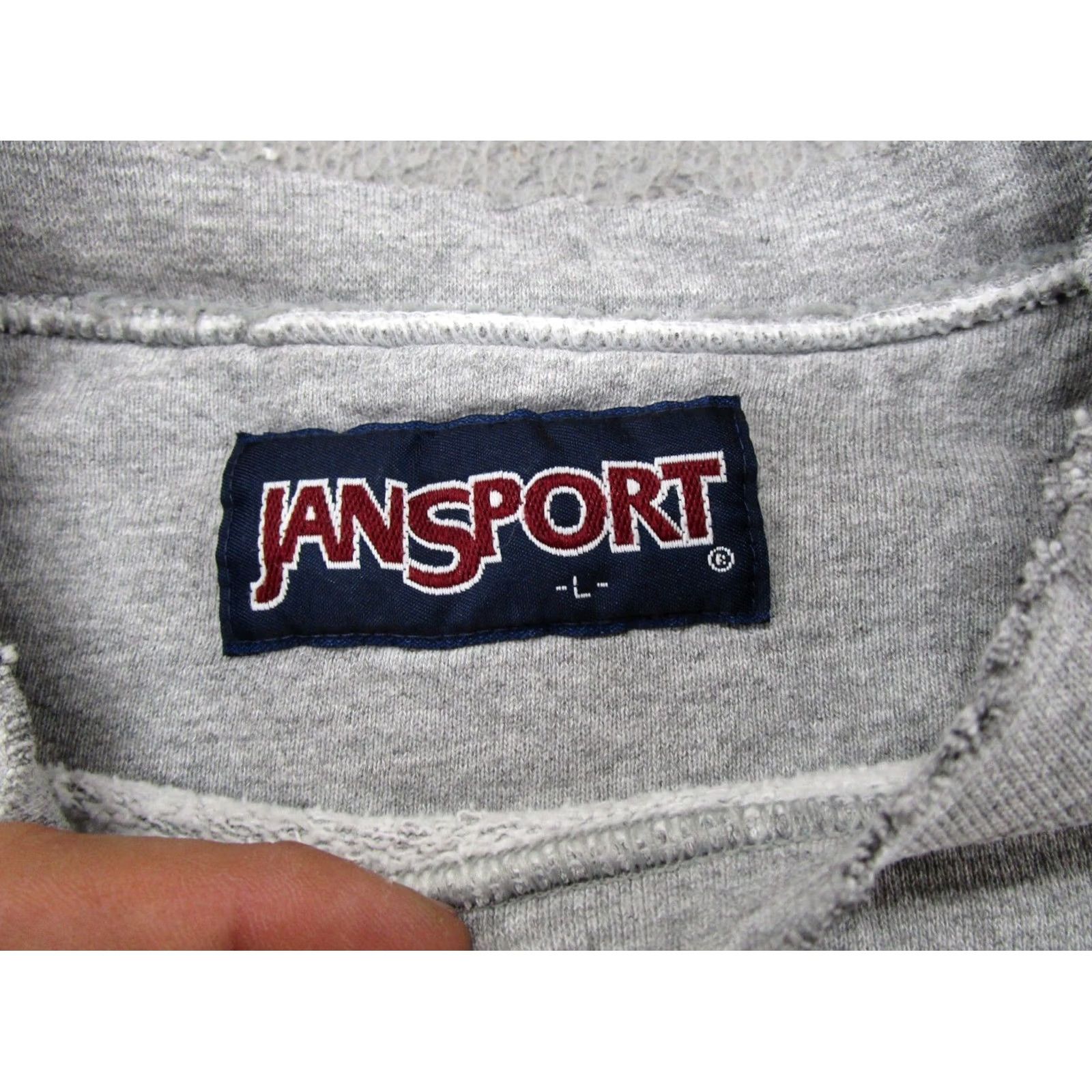 Jansport VTG JanSport University of Wisconsin La Crosse Spell Out Sweatshirt Size L Gray UW-Lacrosse Sports University Crew Neck Mens Sweatshirt Size US L / EU 52-54 / 3 - 3 Thumbnail