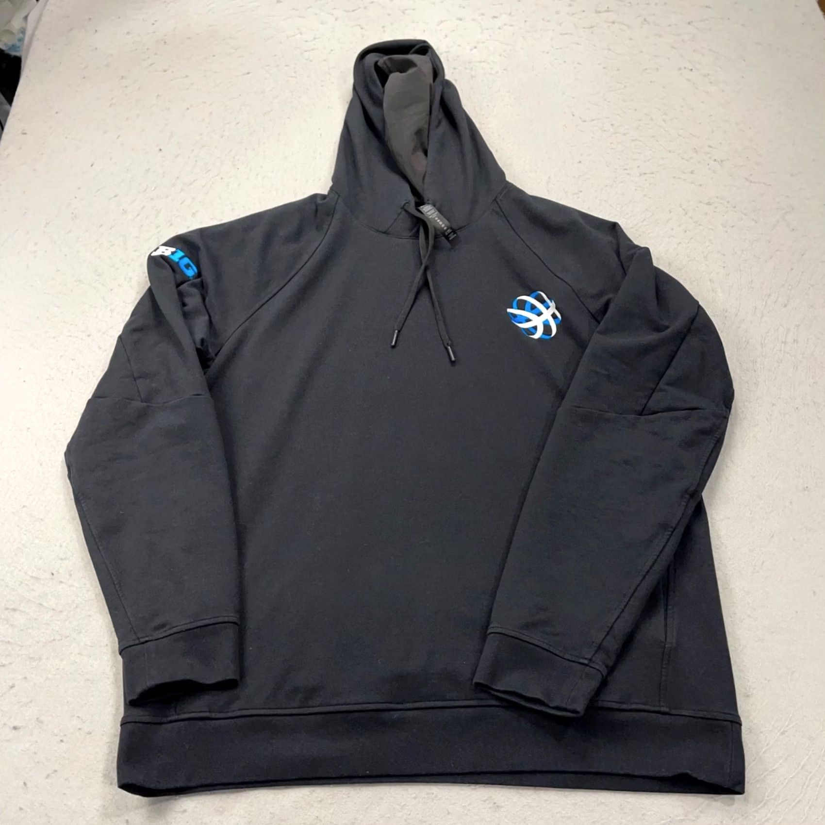 Lululemon Lululemon Hoodie Men's XL Black City Sweat Sweatshirt Hooded Logo Pullover Gym & Training Size US XL / EU 56 / 4 - 2 Thumbnail