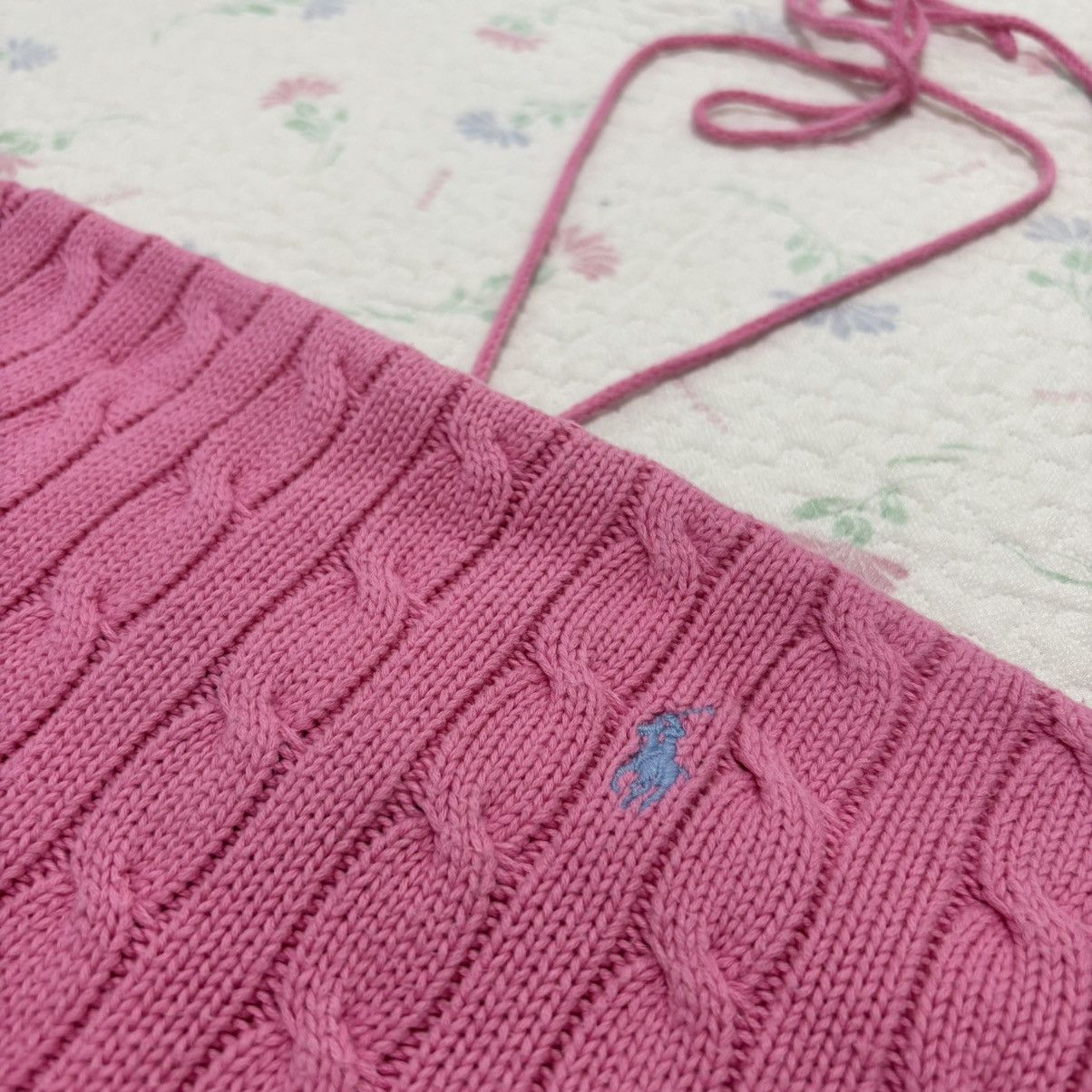 Polo Ralph Lauren Polo Ralph Lauren Cable Knit Tube Top Size L / US 10 / IT 46 - 3 Thumbnail