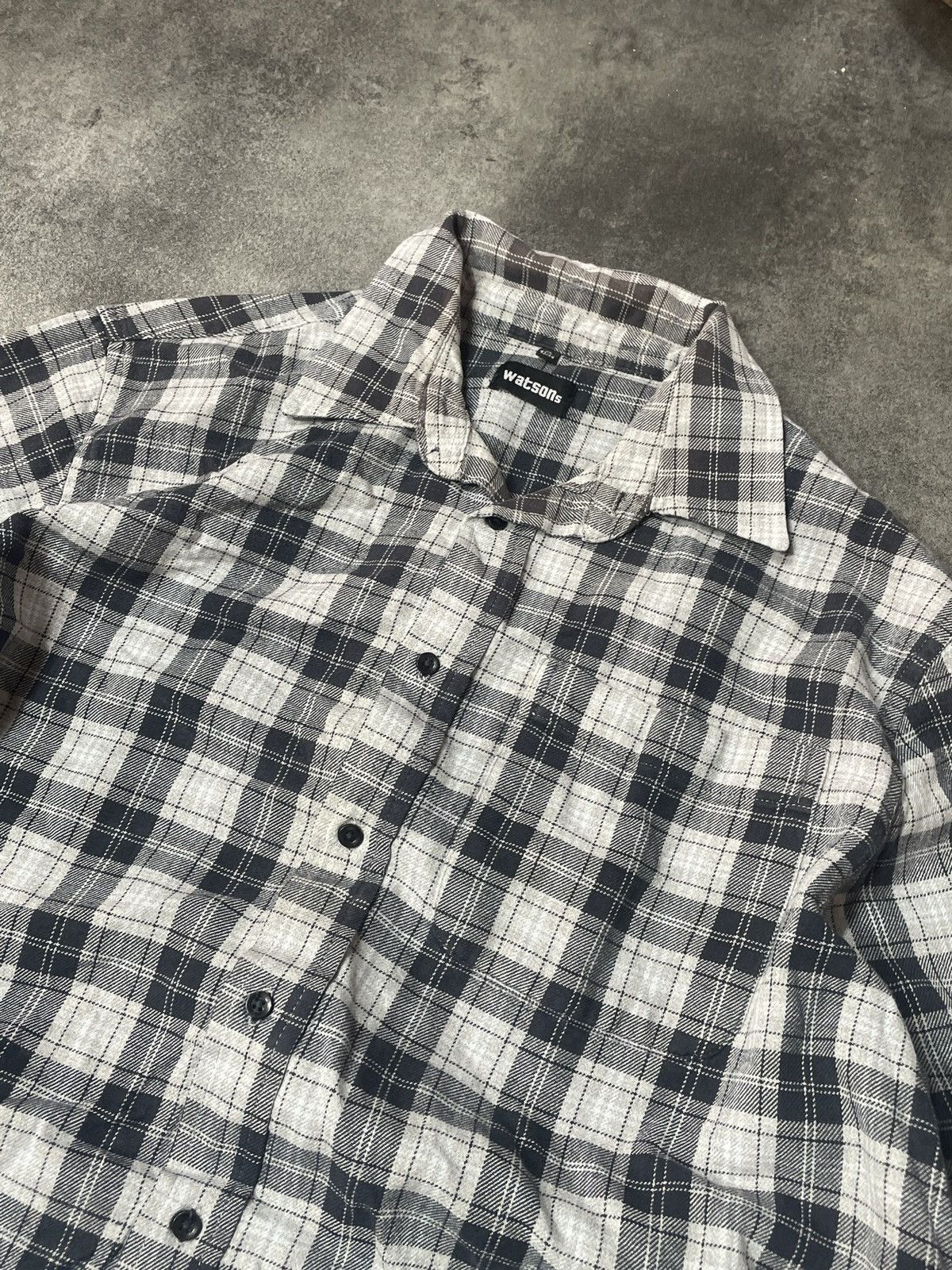 Flannel Vintage Y2K Flannel Shirt Boxy Fit Thick Rare Size US XL / EU 56 / 4 - 3 Thumbnail