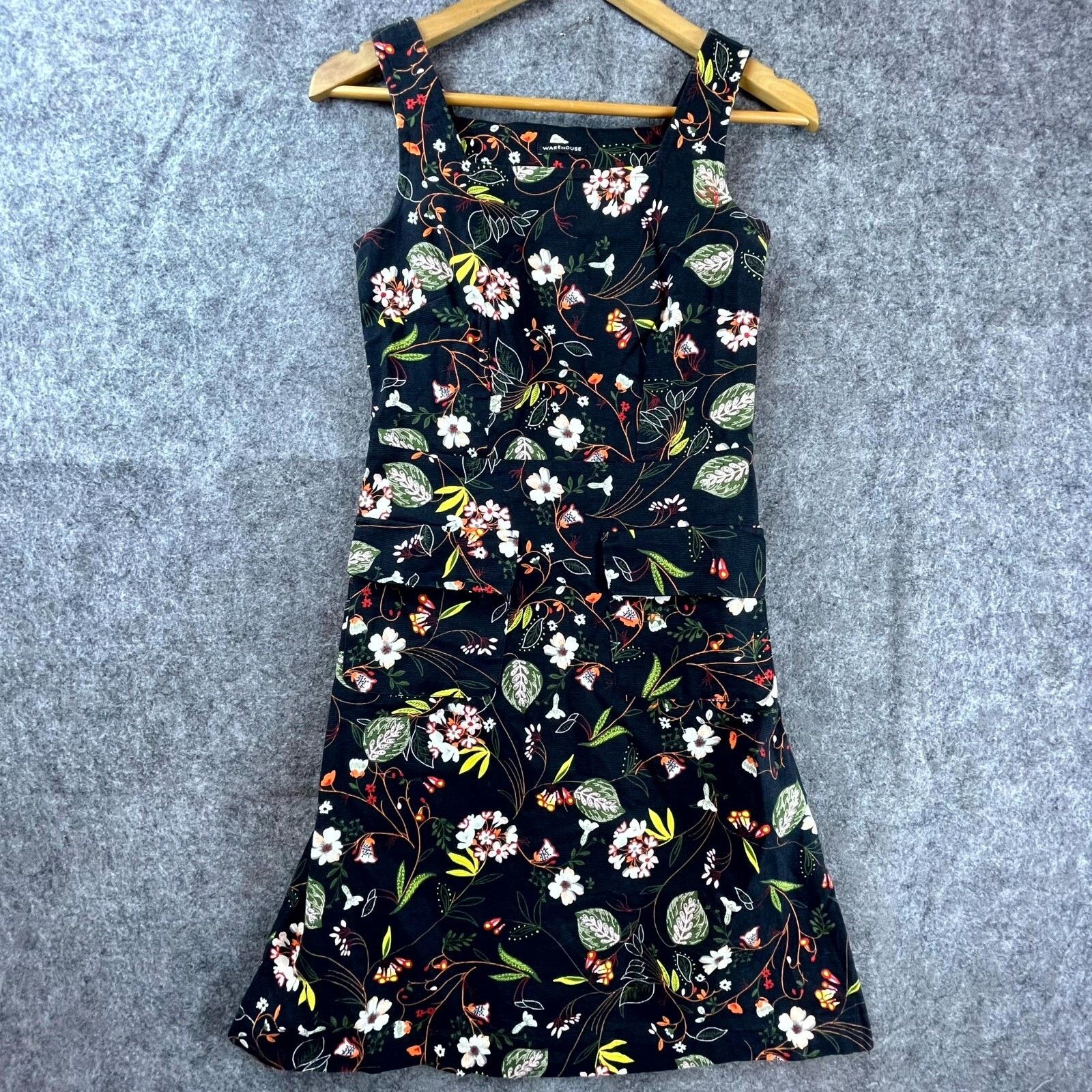 Warehouse Warehouse Dress 2 Black Dark Romantic Boho 90s Y2K Retro Size XS / US 0-2 / IT 36-38 - 1 Thumbnail