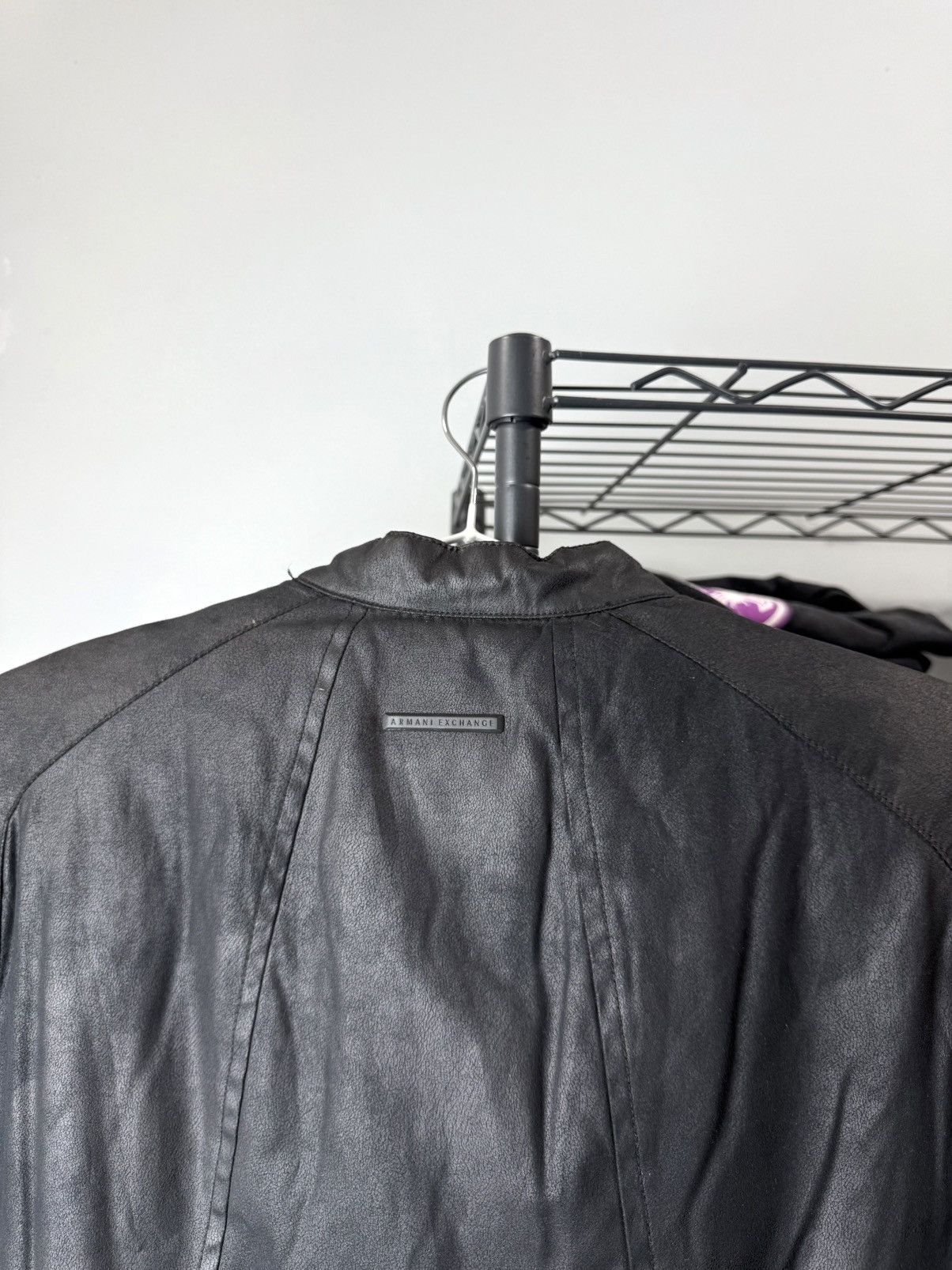Armani Exchange Vintage Armani Exchange Leather Suede Jacket Size US M / EU 48-50 / 2 - 10 Thumbnail