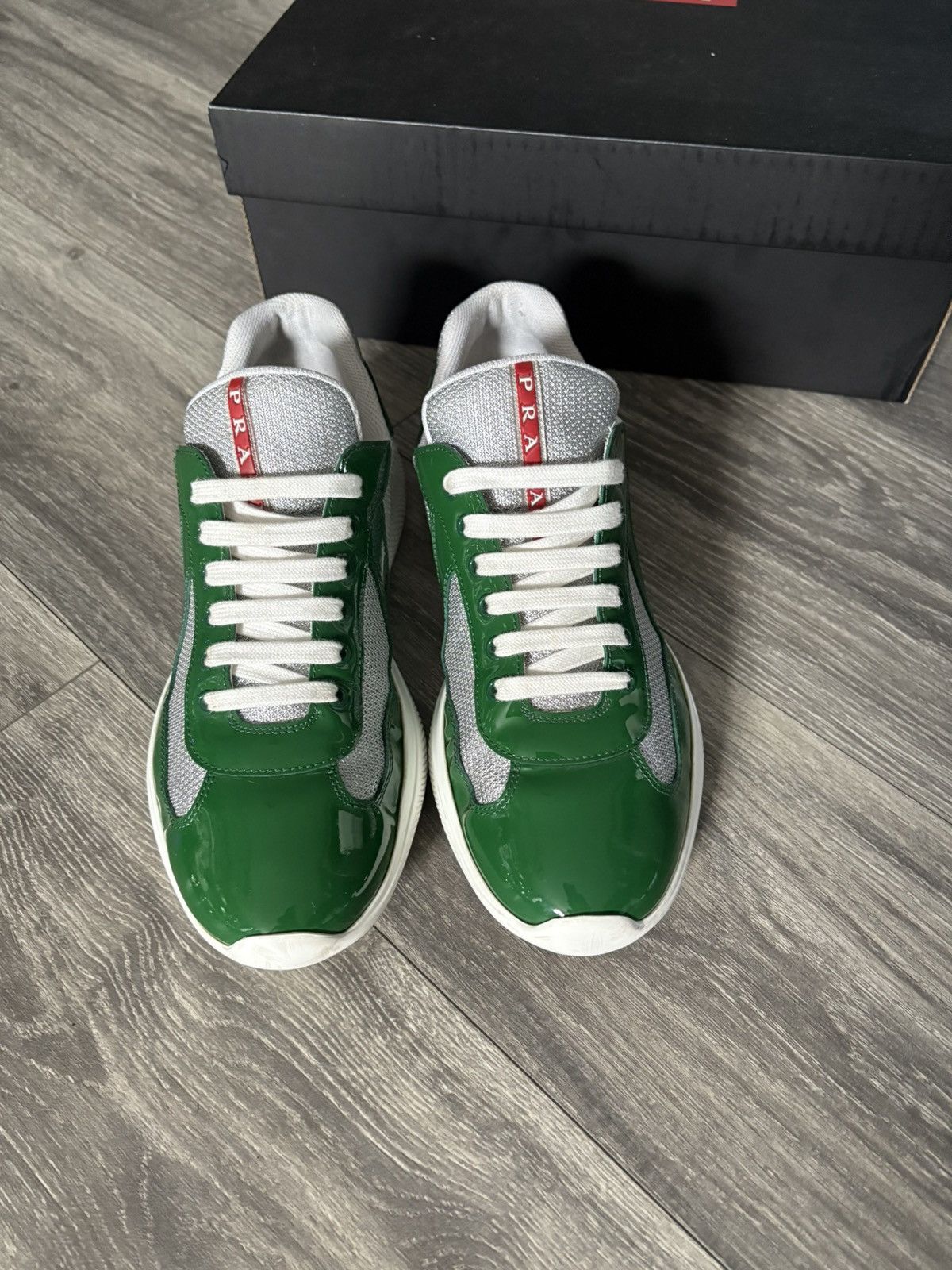 Prada Prada green americas cup sneakers Size US 9 / EU 42 - 9 Thumbnail