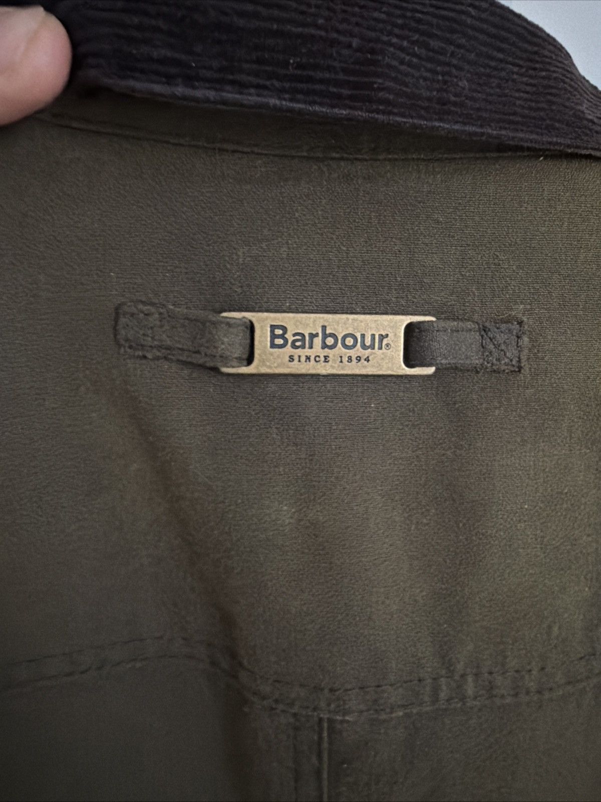 Barbour Barbour Ogston Waxed Jacket Olive Oban Padded Leather Sleeve Size US S / EU 44-46 / 1 - 7 Thumbnail