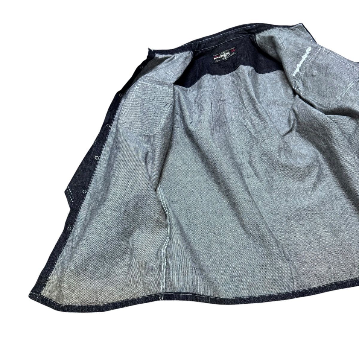 West Coast Choppers West Coast Choppers Pearl Snap Western Denim Shirt Heavy Size US XXL / EU 58 / 5 - 12 Thumbnail