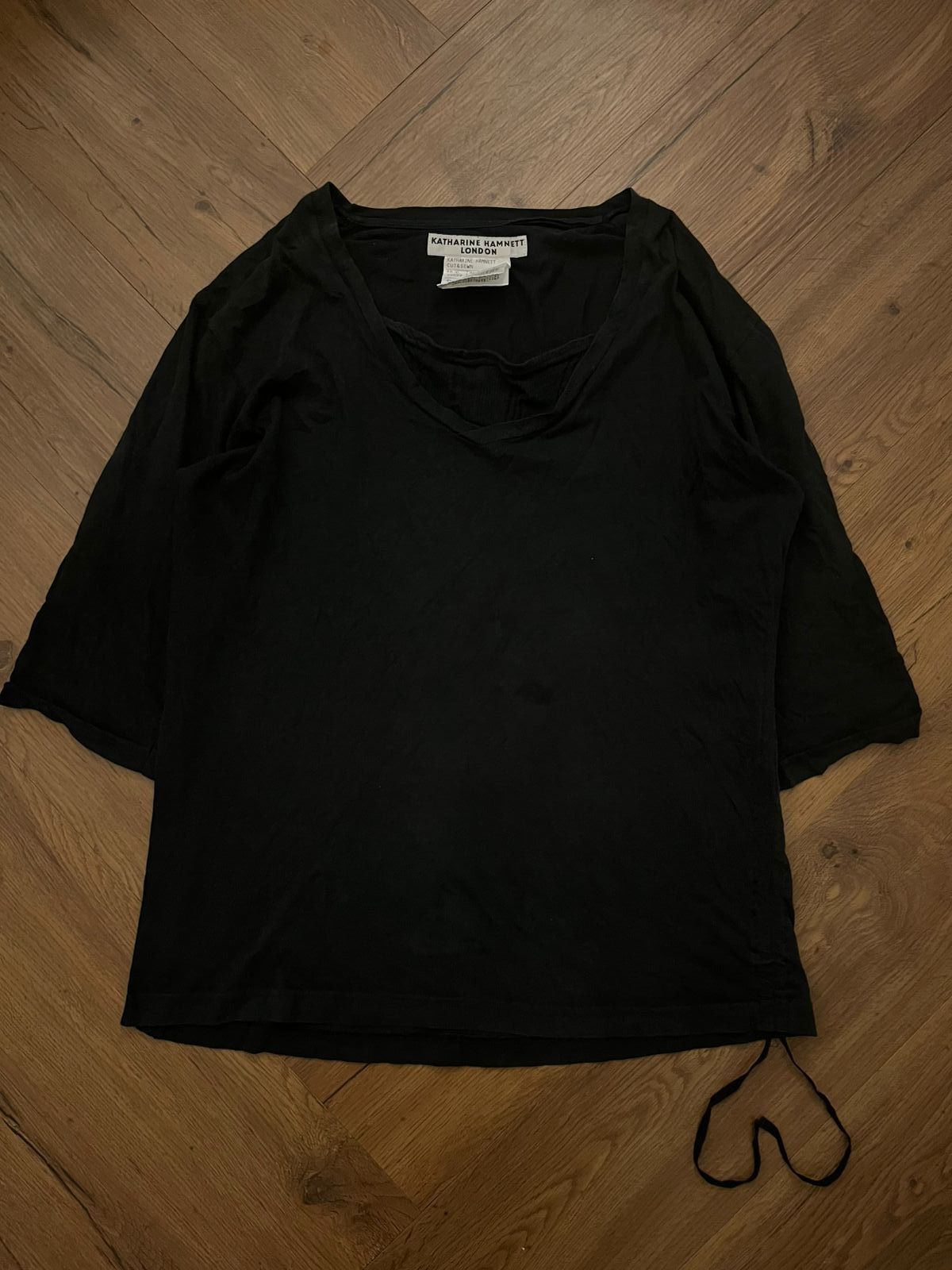 If Six Was Nine × Katharine Hamnett London × Le Grande Bleu (L.G.B.) 2000s Katharine Hamnett London Doubel layer Gothic styel Size US L / EU 52-54 / 3 - 1 Thumbnail