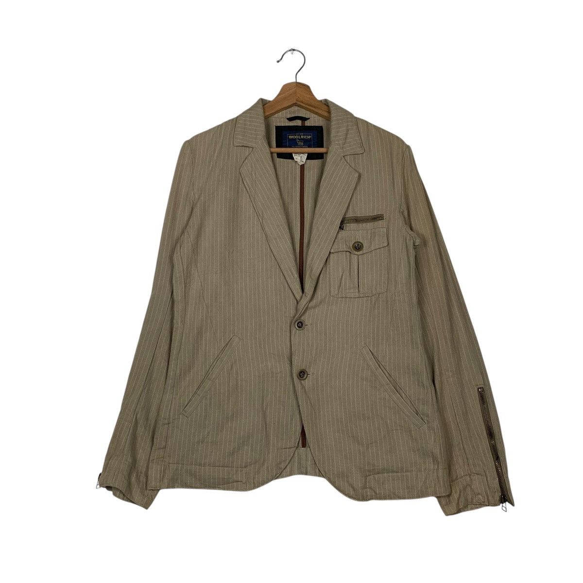Woolrich Woolen Mills Woolrich Stripe Casual Men Jacket Size US M / EU 48-50 / 2 - 1 Thumbnail