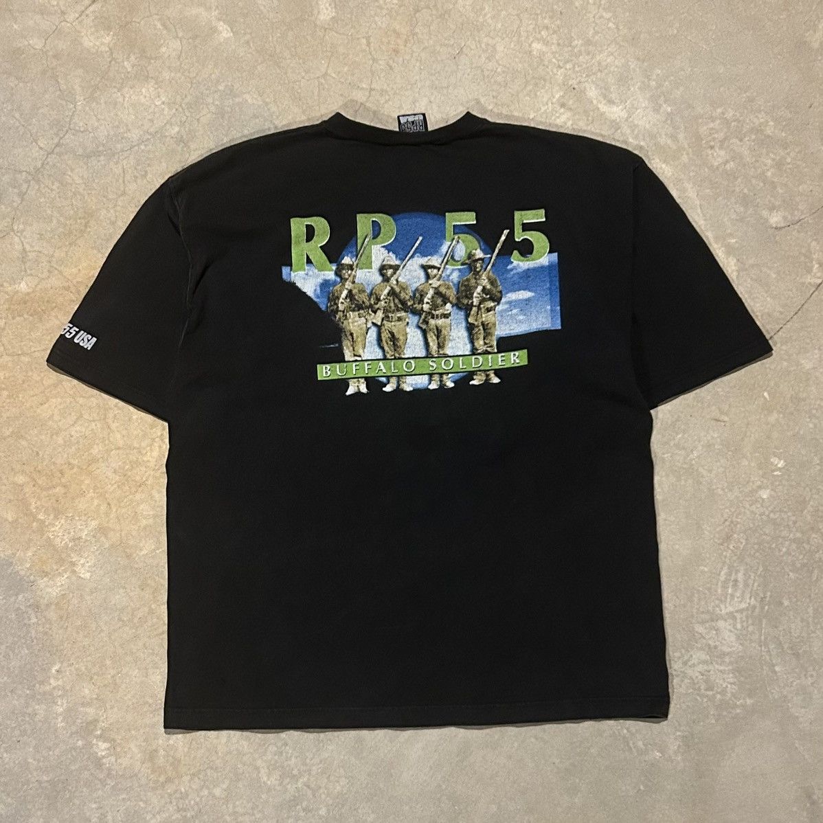 Southpole × Vintage Crazy Vintage 90s RP55 Buffalo Solider Tee Hiphop Skater Size US XXL / EU 58 / 5 - 1 Thumbnail