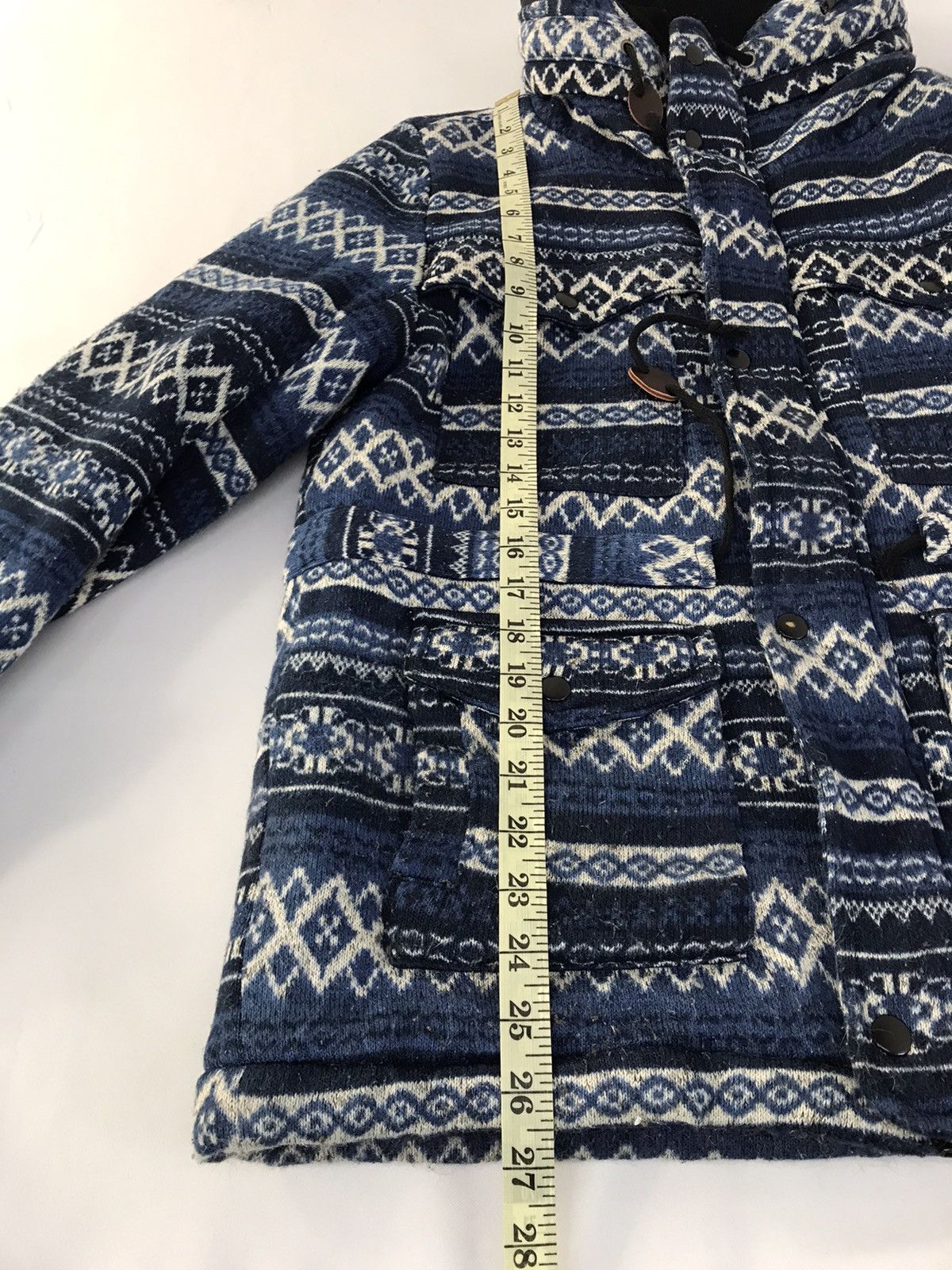 Japanese Brand Power To The People Culture Mix Navajo Padded Jacket Aztec Size M / US 6-8 / IT 42-44 - 11 Thumbnail