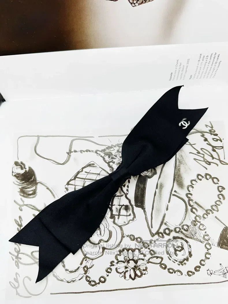 Chanel Chanel 21B black bow hair clip Size ONE SIZE - 1 Thumbnail