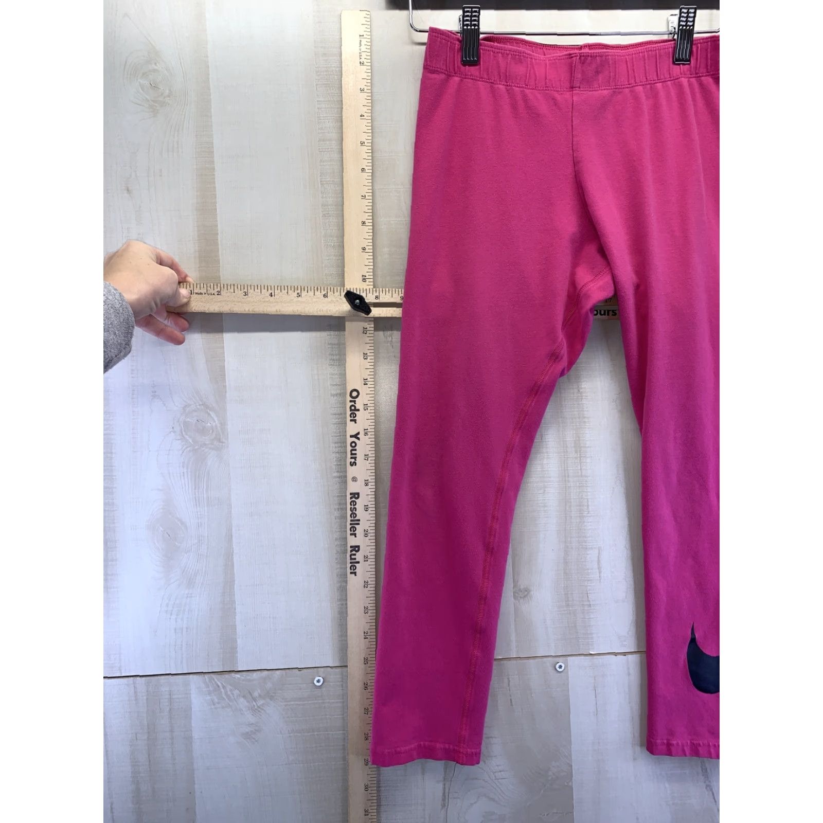 Nike Nike Leggings Womens Crop Pink Skinny SZ S-5301 Size 28" / US 6 / IT 42 - 4 Thumbnail