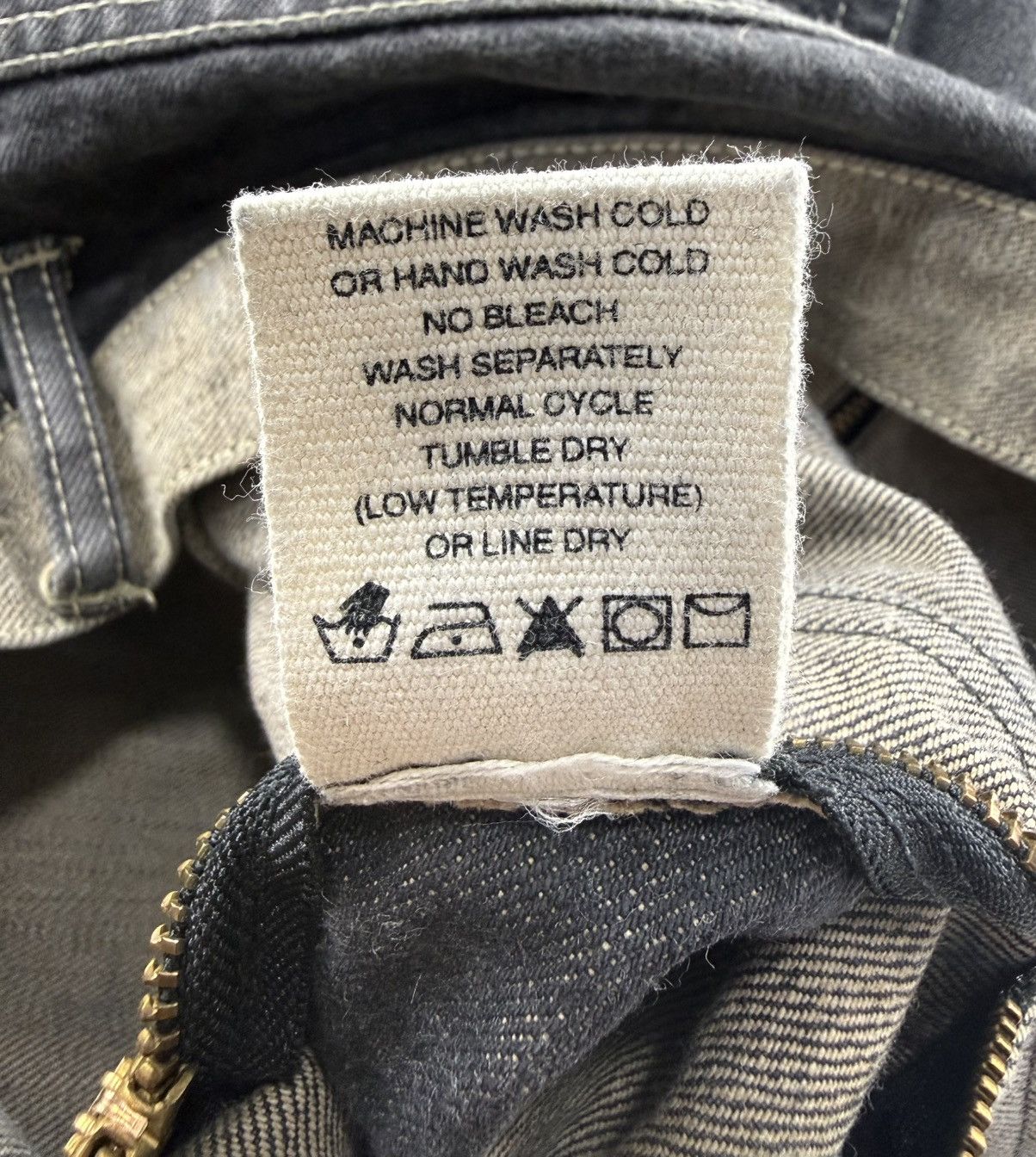 Evisu Evisu Lot 0049 Embroidered Seagull Reversible Jeans Size US 31 - 12 Thumbnail