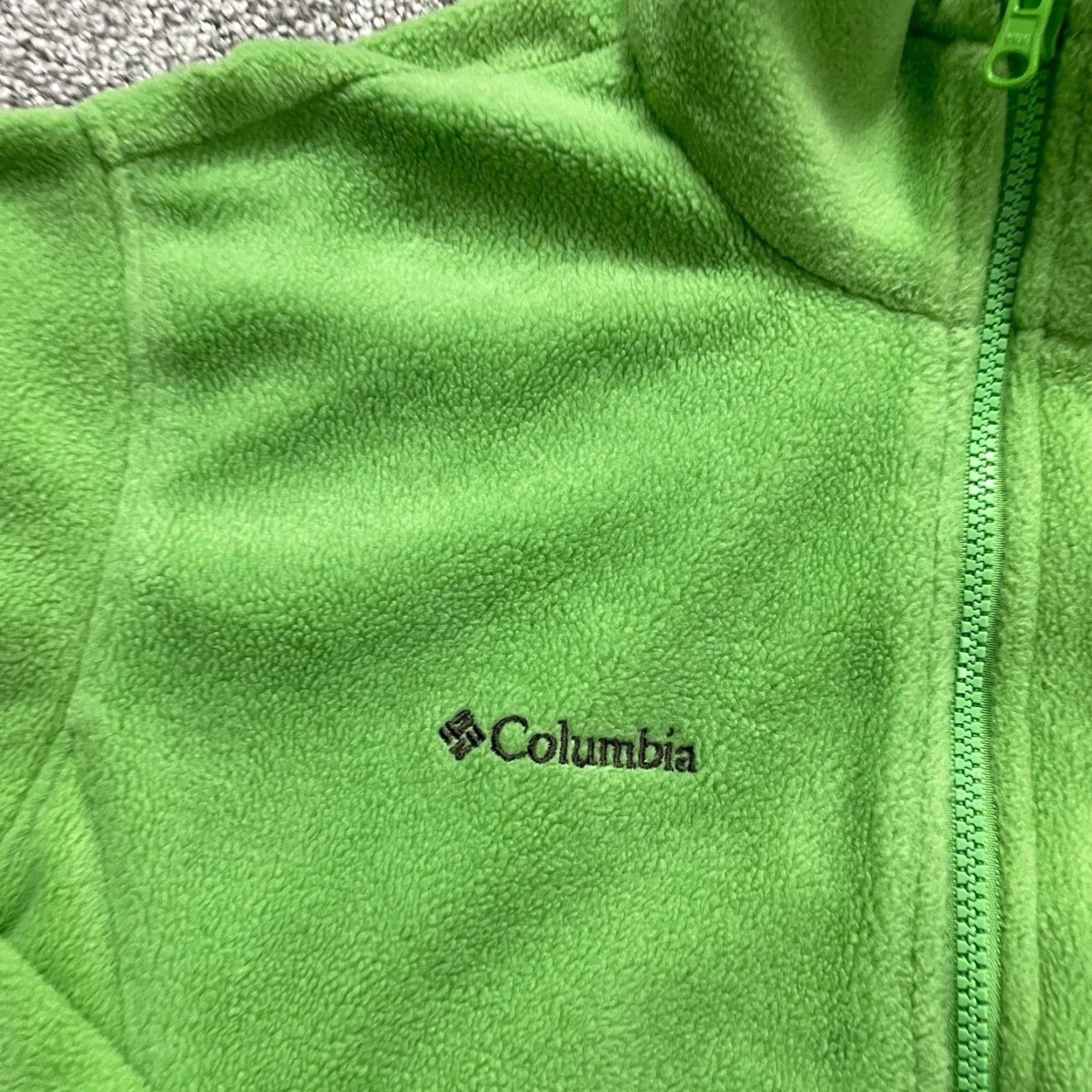 Apple Columbia Interchange Fleece Jacket Womens S Apple Green Full Zip Mock Neck Jacket Size S / US 4 / IT 40 - 5 Thumbnail