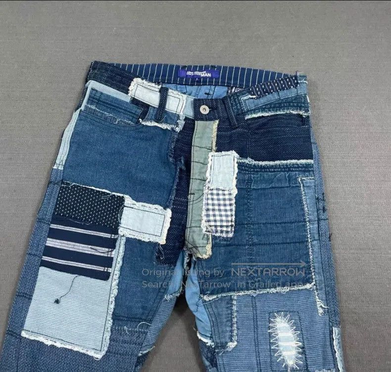 Junya Watanabe Junya Watanabe size S Patchwork Denim Jeans Size US 27 - 3 Thumbnail