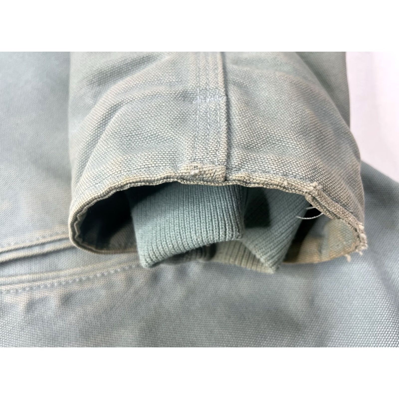 Carhartt VINTAGE Carhartt WJ141 Seaglass Blue Sierra Sherpa Lined Jacket Women’s Large Full Zip Jacket Size L / US 10 / IT 46 - 4 Thumbnail