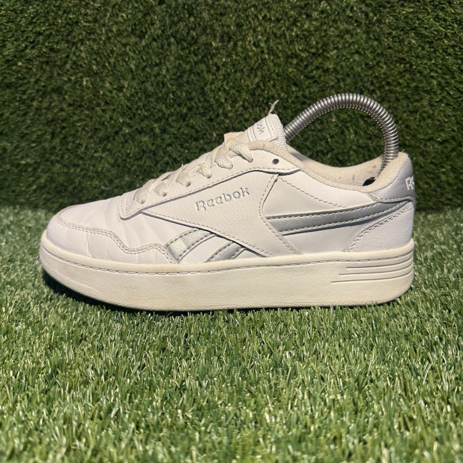 Reebok Size 6 - Reebok Royal Techque T White Gray (W) Size US 6 / IT 36 - 1 Thumbnail