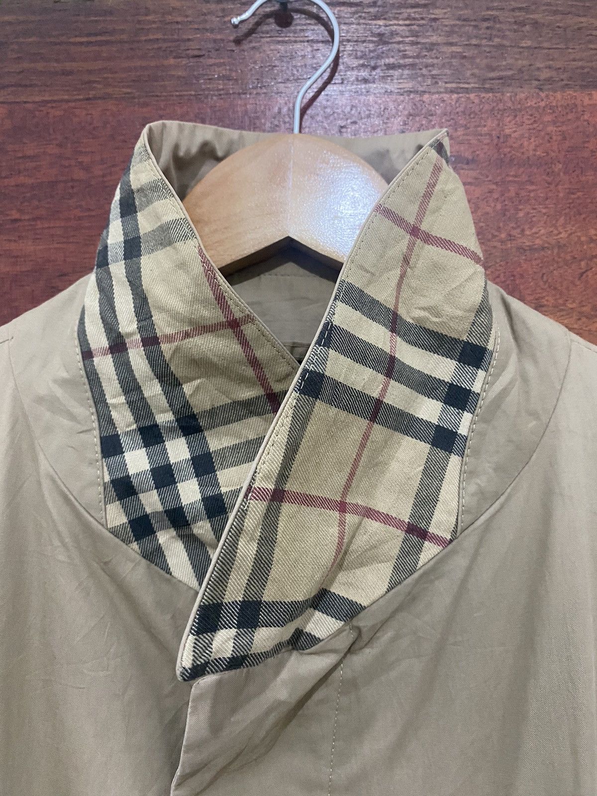 Burberry × Burberry Prorsum Vintage Burberry Trench Coat Nova Check Casual Jacket Size US L / EU 52-54 / 3 - 5 Thumbnail