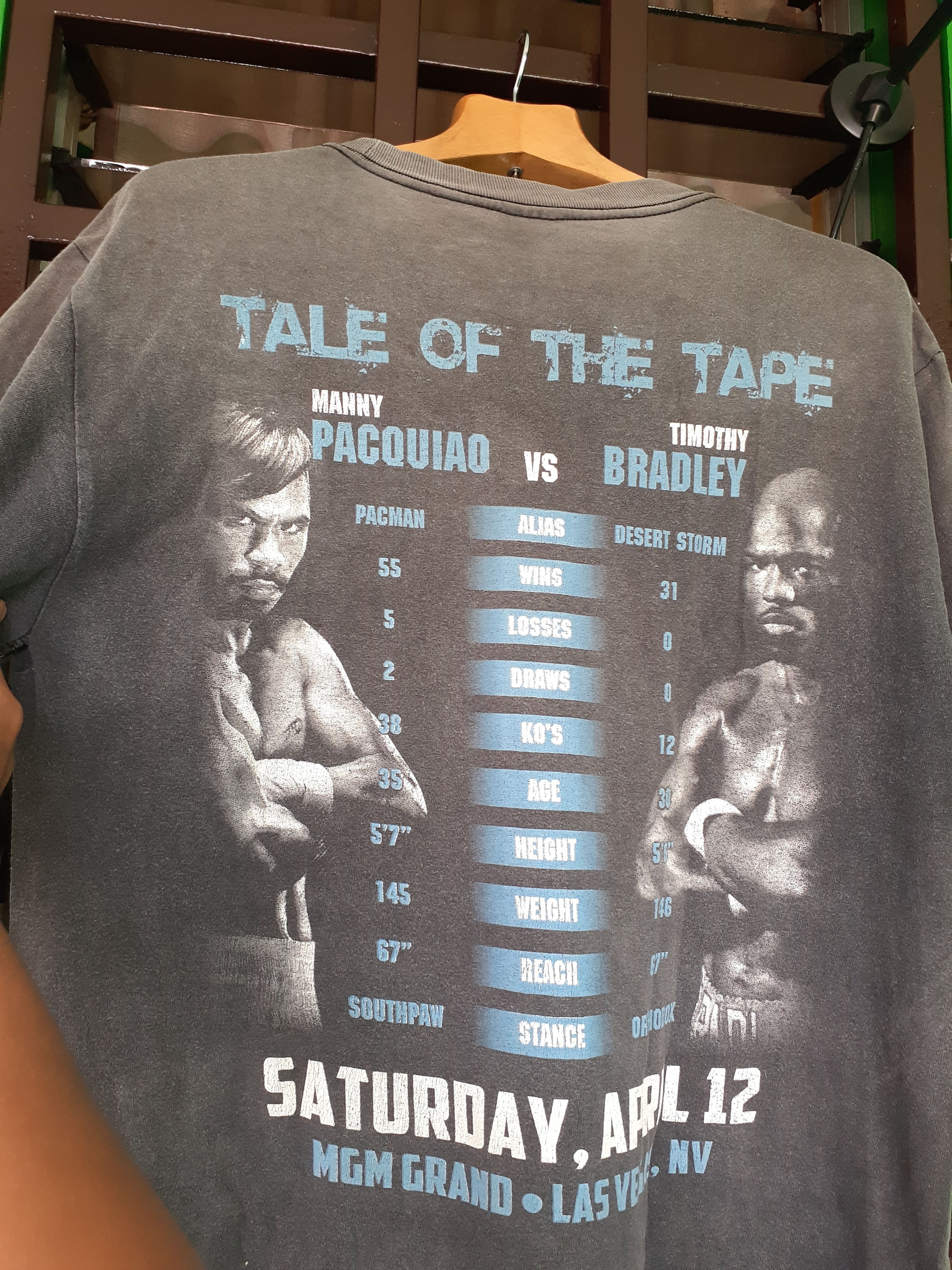 Vintage 2014 Pacquiao vs Bradley 2 B2B Tee Size US M / EU 48-50 / 2 - 4 Thumbnail