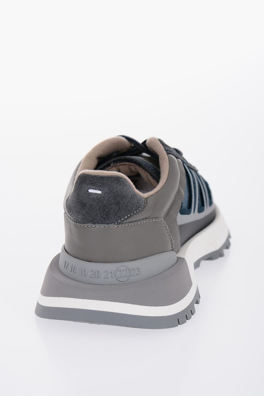 Maison Margiela og1mm1224 Running Low-Top Sneakers in Grey Size US 5 / IT 35 - 3 Thumbnail