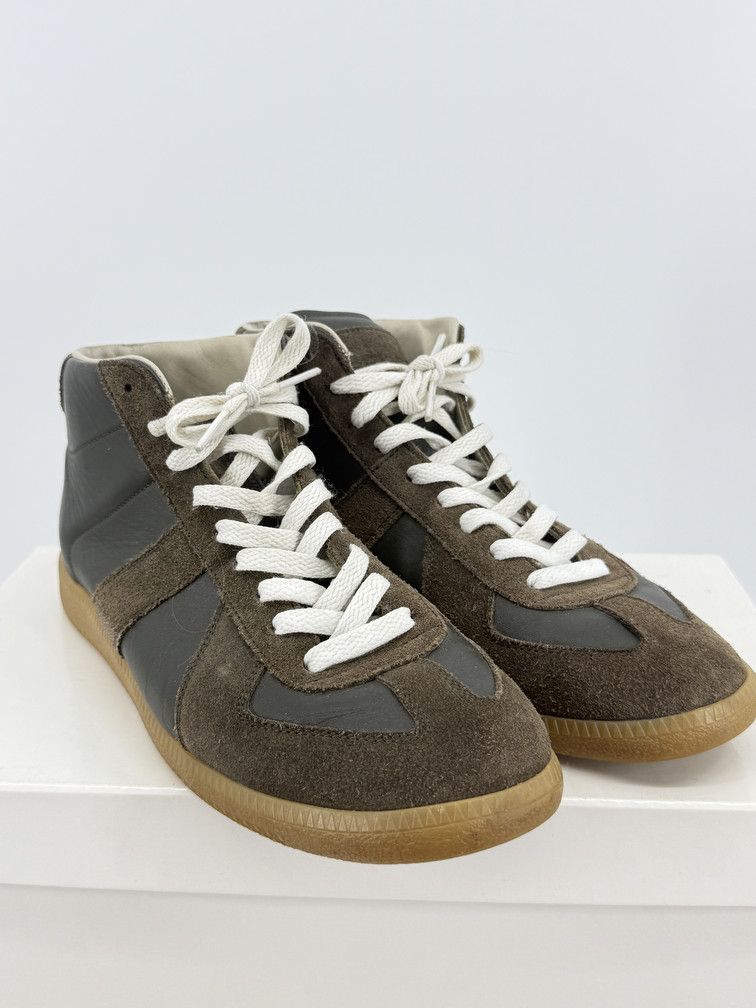 Maison Margiela GAT High Black Brown Size US 8 / EU 41 - 2 Thumbnail