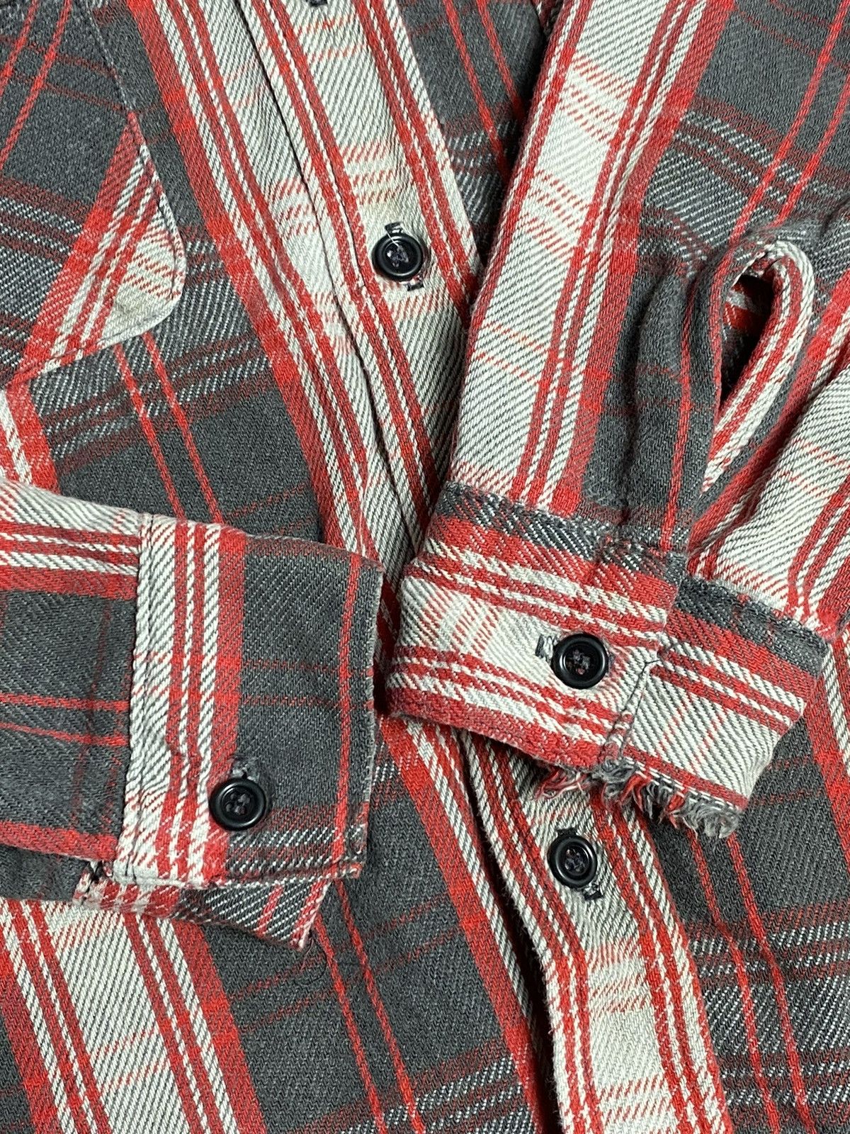 FiveBrother Vintage 70s Five Brother USA Plaid Shirt Long Sleeve Size S Size US S / EU 44-46 / 1 - 12 Thumbnail