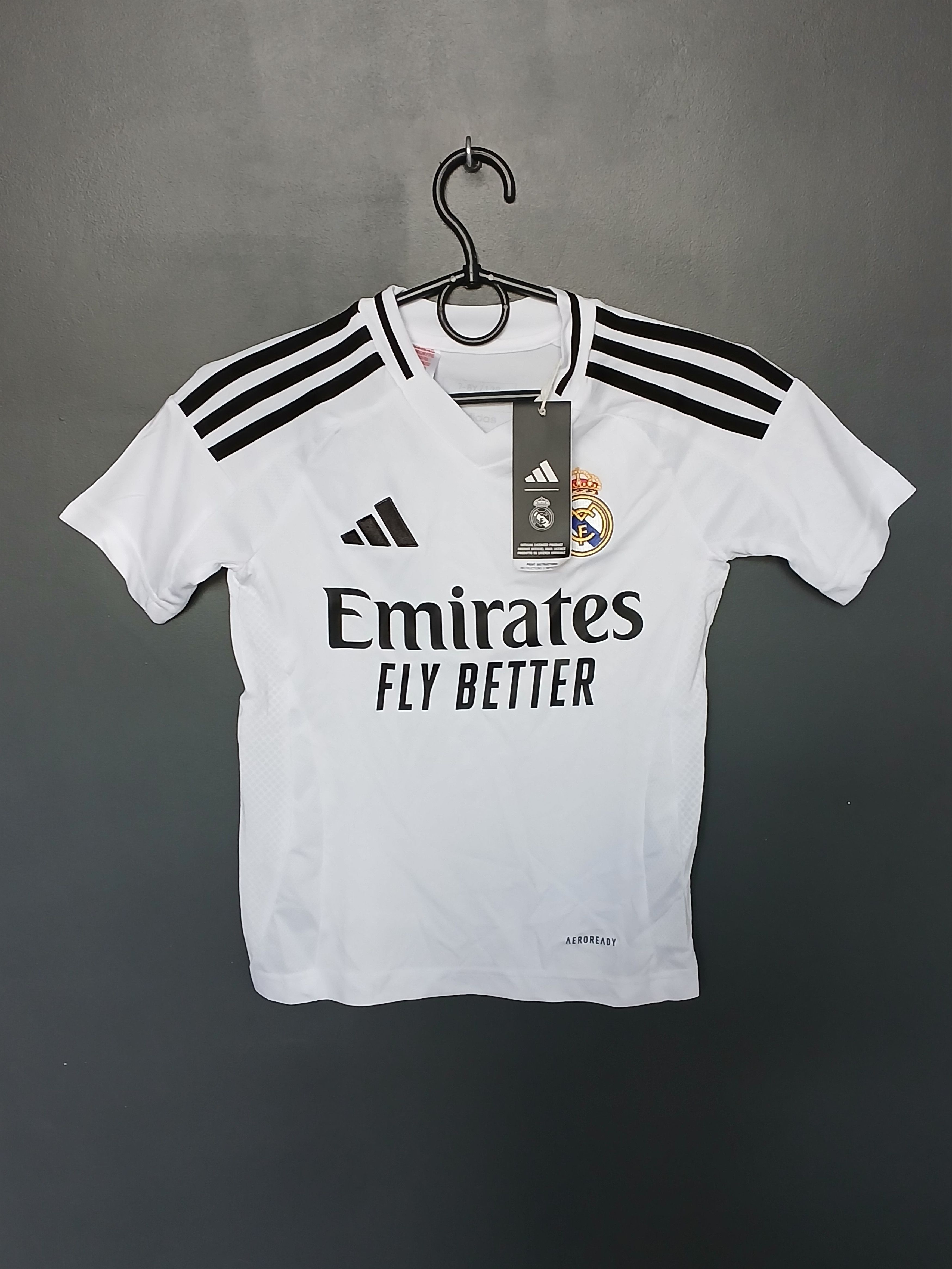 Adidas New KIDS Real Madrid 24/25 Home Football Jersey T-Shirt Size US XS / EU 42 / 0 - 1 Thumbnail