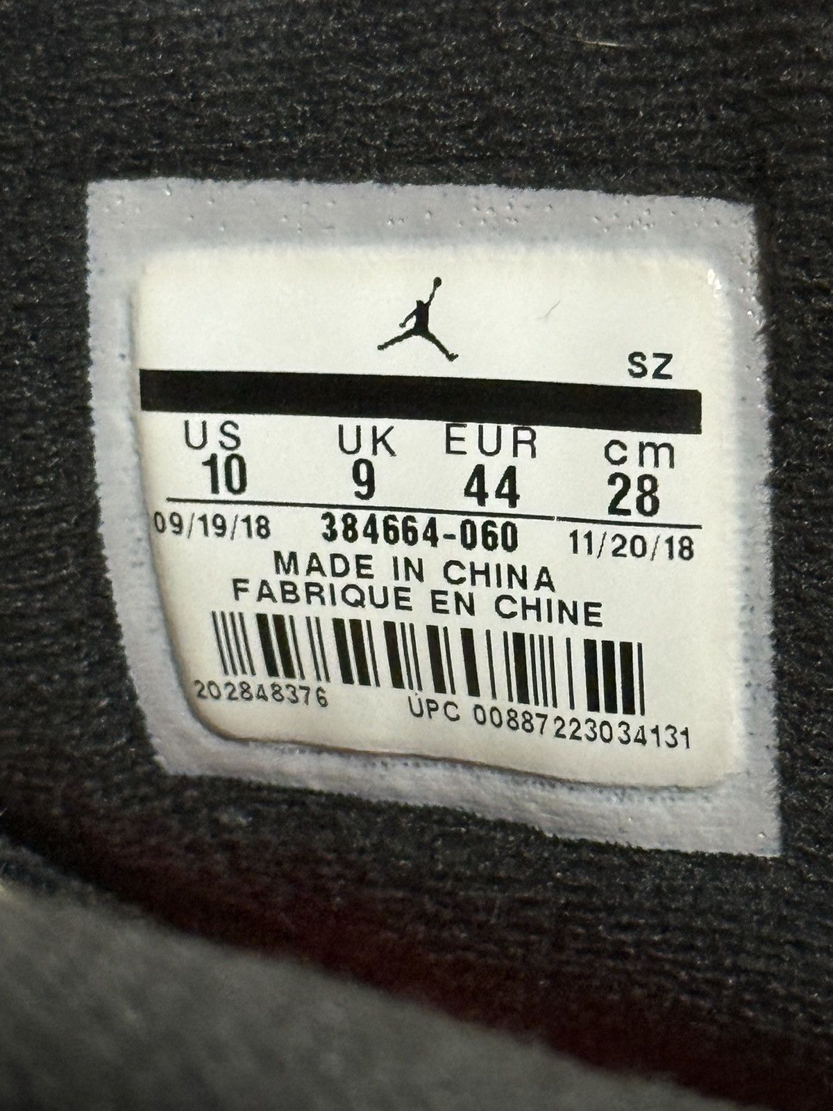 Jordan Brand 2019 Nike Air Jordan Retro 6 Infrared Size US 10 / EU 43 - 7 Thumbnail