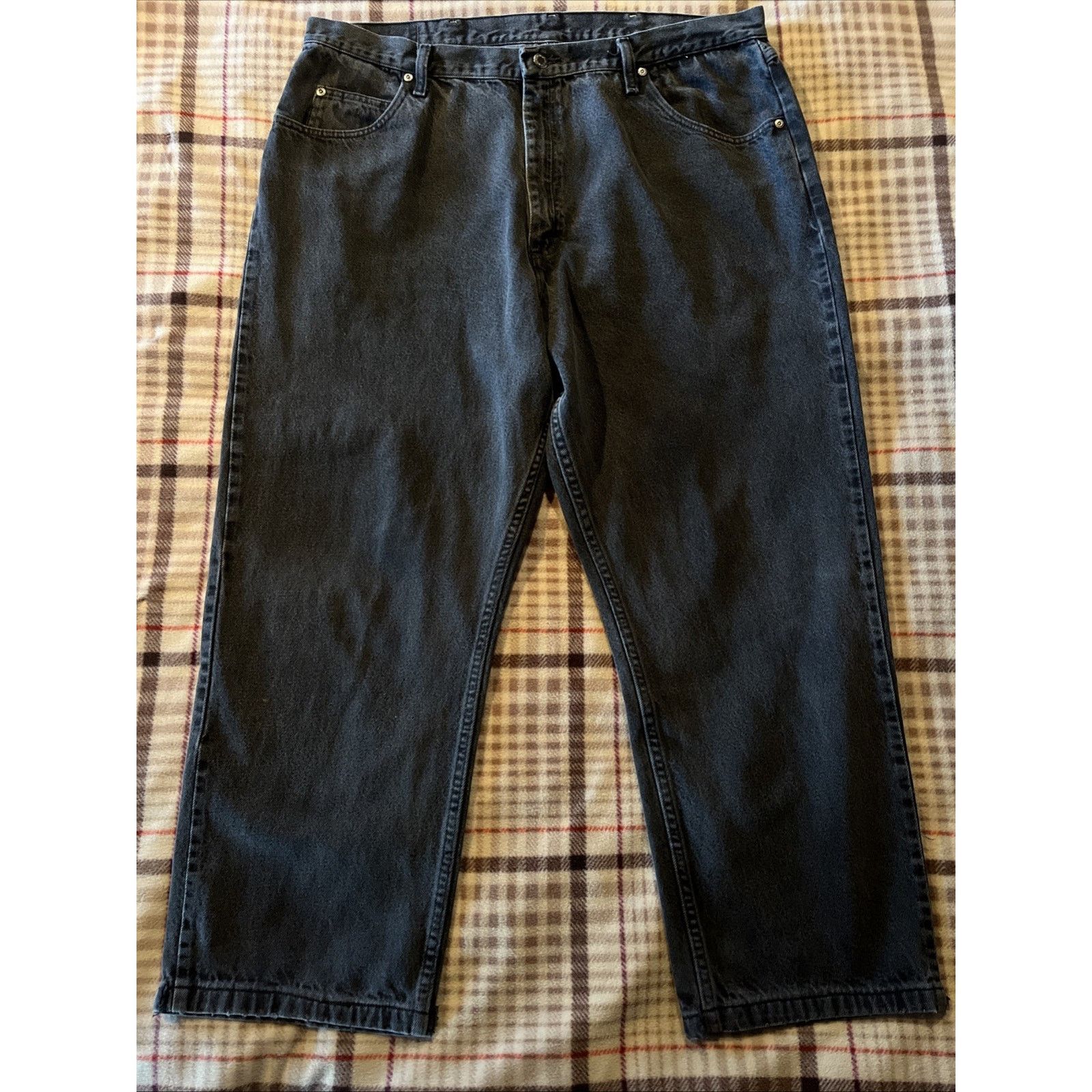 Wrangler Wrangler Vintage Jeans Men’s 40x29 Dark Gray Relaxed Denim Size US 40 / EU 56 - 2 Thumbnail