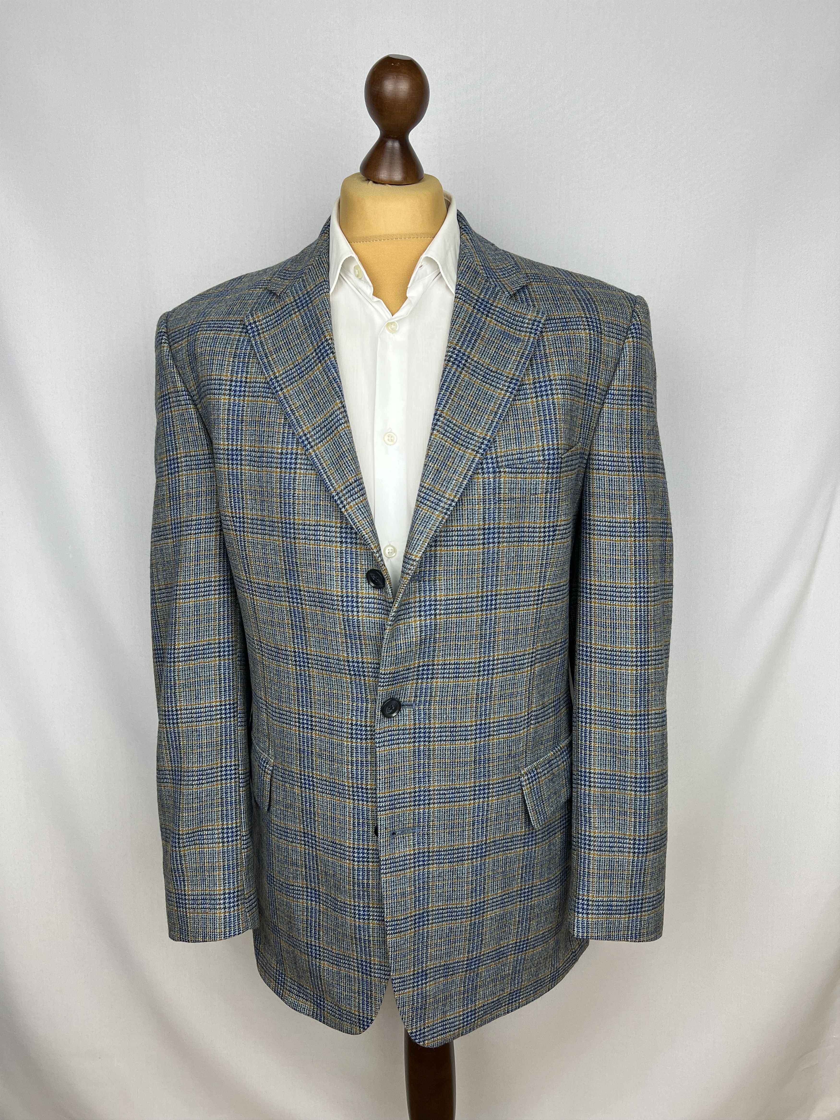 Bugatti x Fratelli Di Delfino Pure Wool Check Classic-Fit Sport Coat Size 42R - 1 Thumbnail
