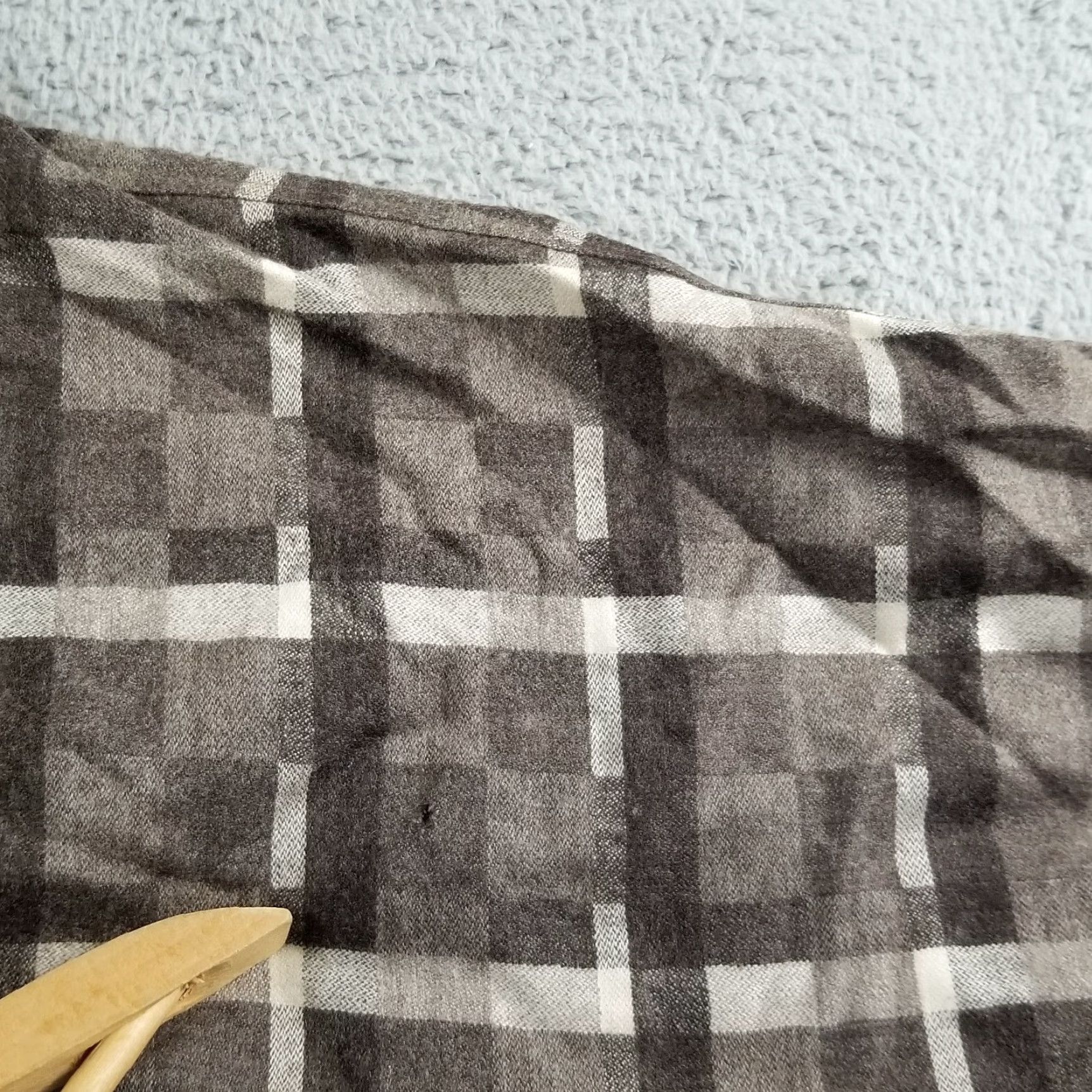 Vintage VINTAGE Touche Wool Turtleneck Dress 28X42 Plaid Sweater Dress 3/4 Sleeve Knit Italy Gray Womens” Size 4XL / US 24-26 - 5 Thumbnail