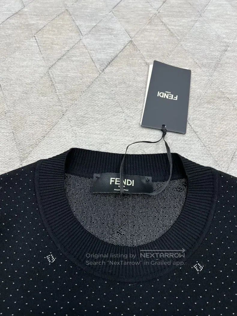 Fendi Fendi Logo Embroidered Sweater, Full Body Logo Embroidery Size US M / EU 48-50 / 2 - 3 Thumbnail