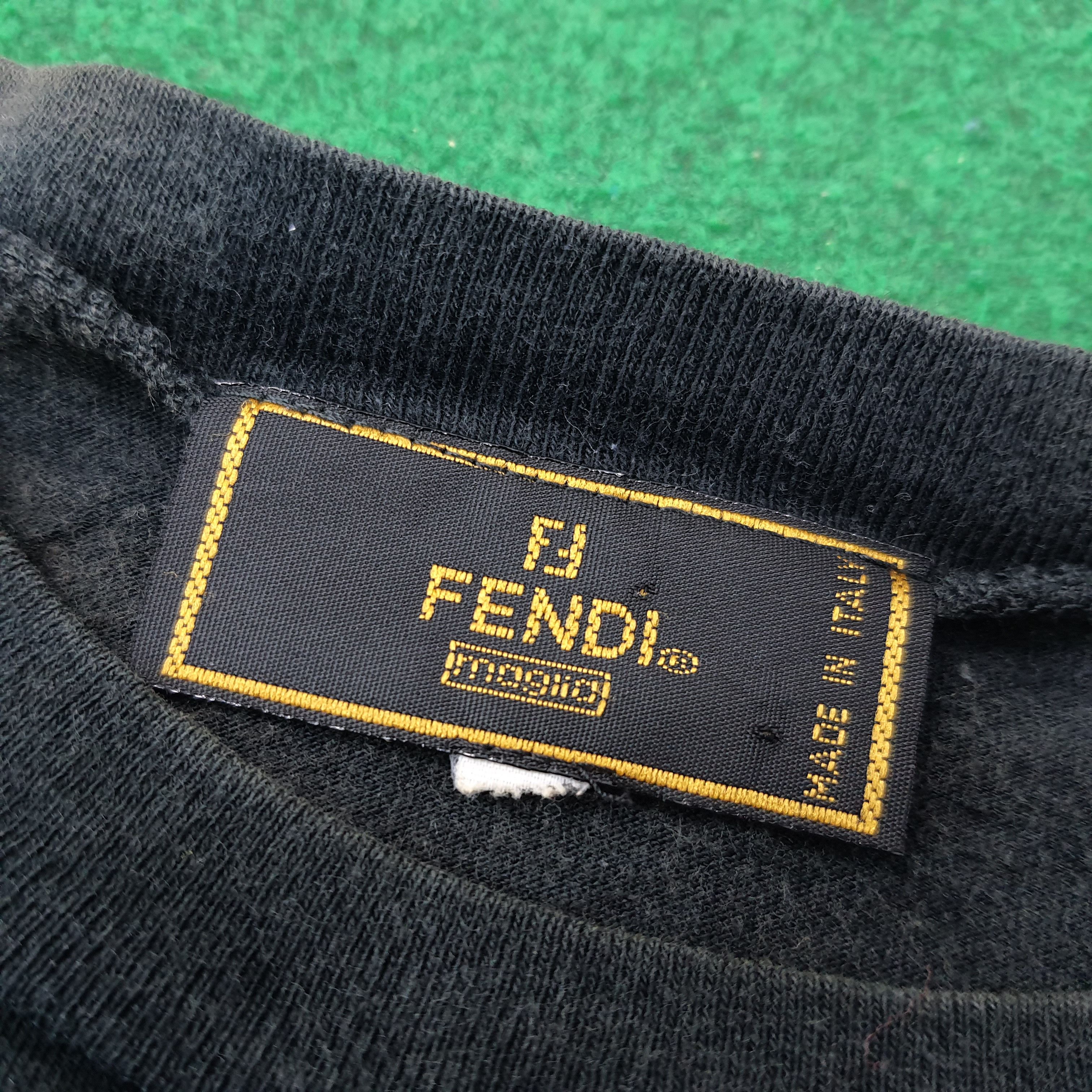 Fendi Vintage FENDI Italian Designer Brand Tshirt C223N7 Size US M / EU 48-50 / 2 - 4 Thumbnail