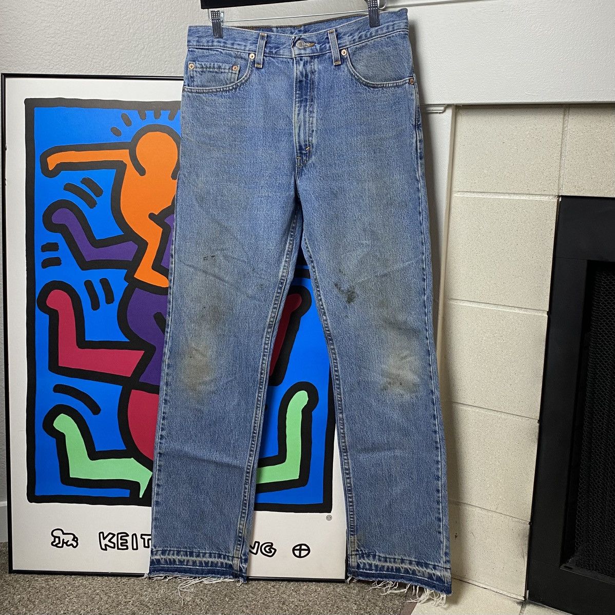Levi's × Vintage Vintage Levis 505 Jeans 32 x 31 1990s Made in USA Denim Size US 32 / EU 48 - 3 Thumbnail