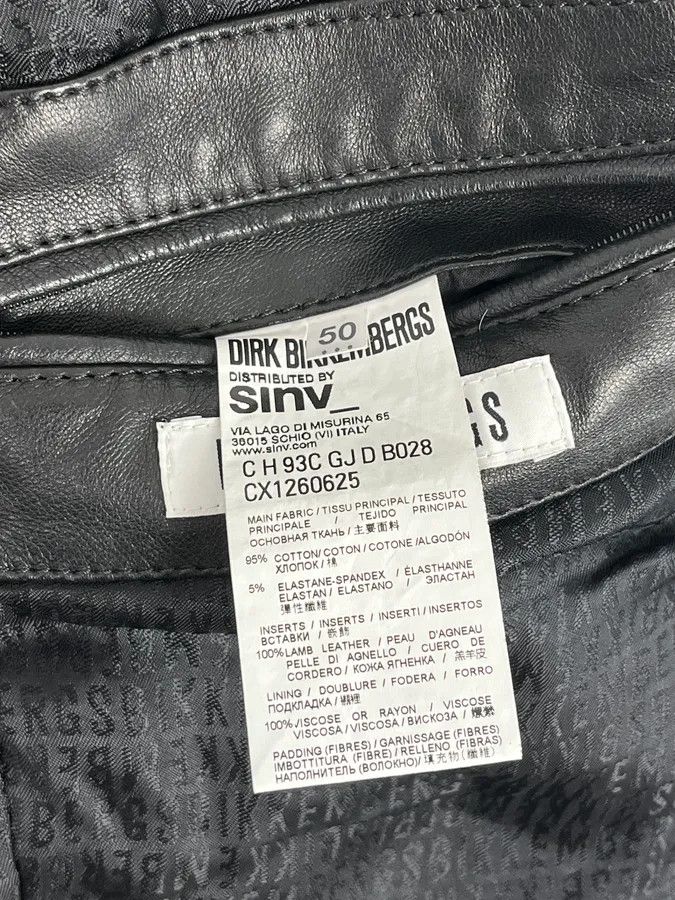 Dirk Bikkembergs 2000s Dirk Bikkembergs Hybird Leather Jacket Size US M / EU 48-50 / 2 - 10 Thumbnail