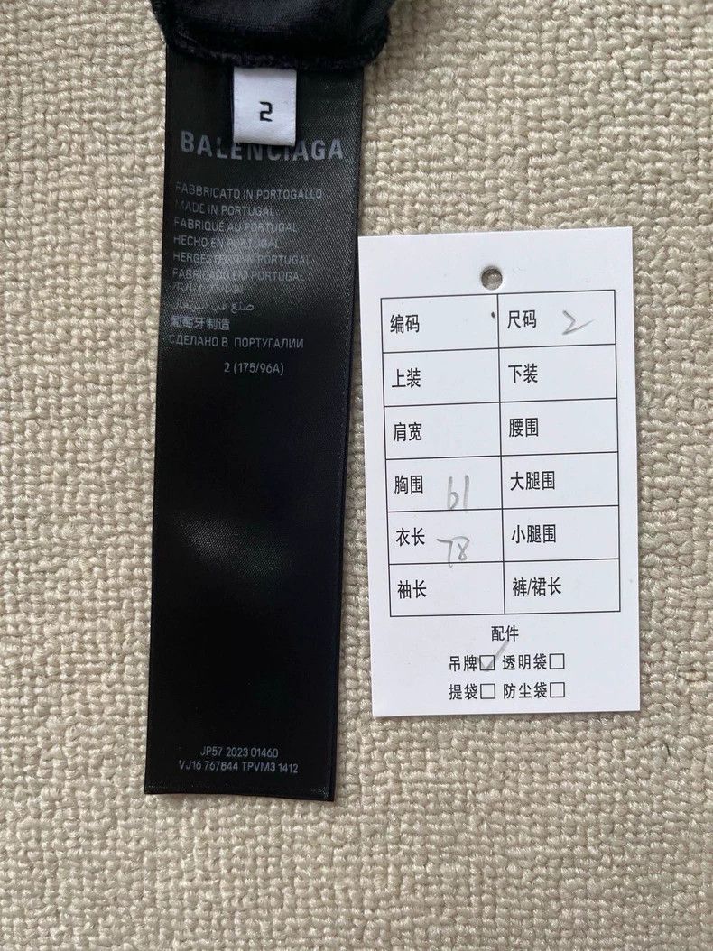 Balenciaga Balenciaga Balenciaga Men's Black Short Sleeve TShirt -250 Size US M / EU 48-50 / 2 - 4 Thumbnail