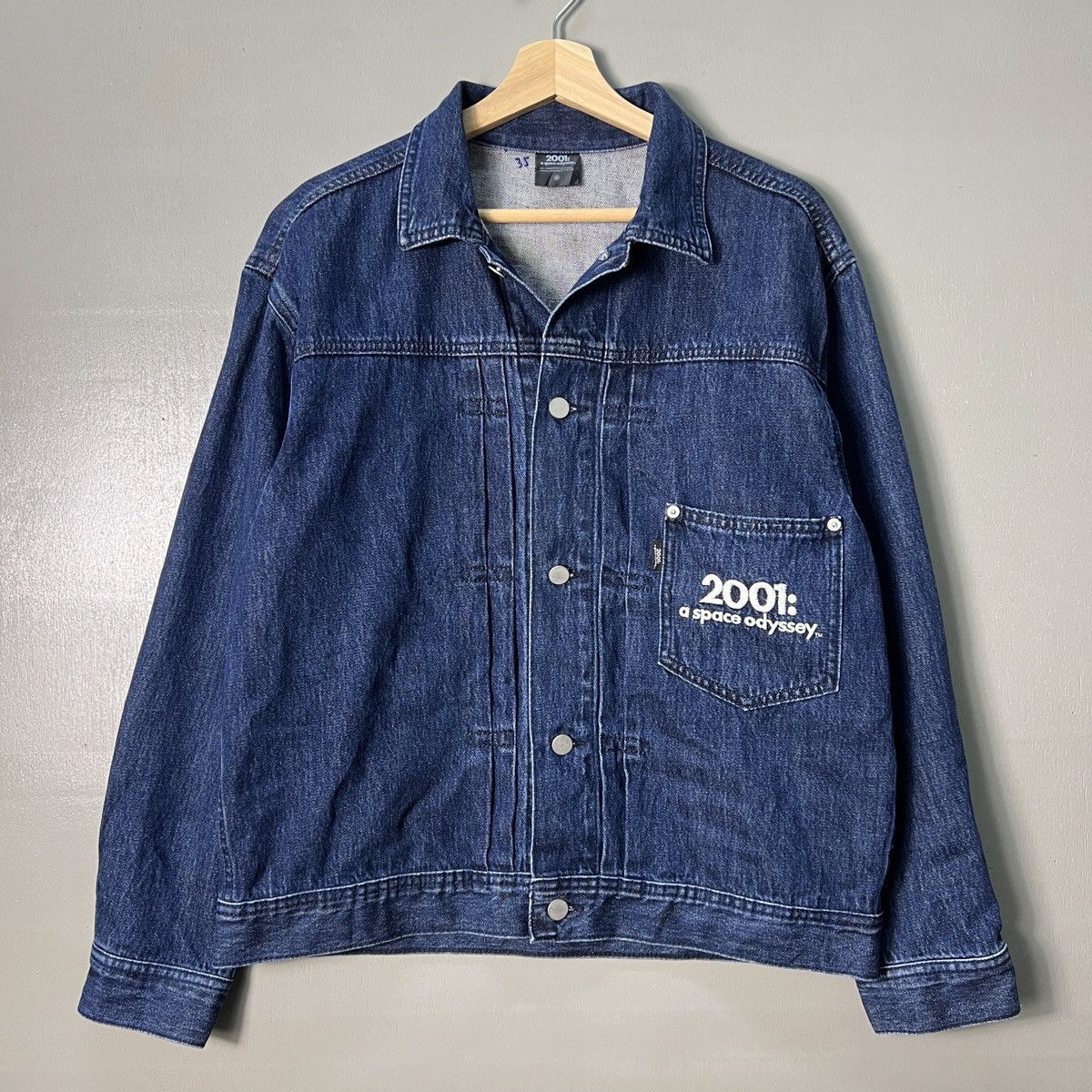 Japanese Brand Stanley Kubrick A Space Odyssey Type 1 Blue Denim Jacket Size US M / EU 48-50 / 2 - 3 Thumbnail