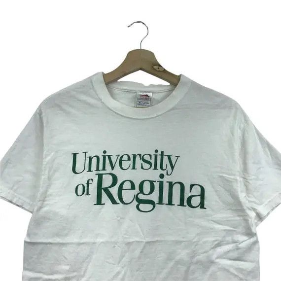 Vintage Vtg UNIVERSITY OF REGINA College Alma Mater Tee Shirt Size S / US 4 / IT 40 - 2 Thumbnail