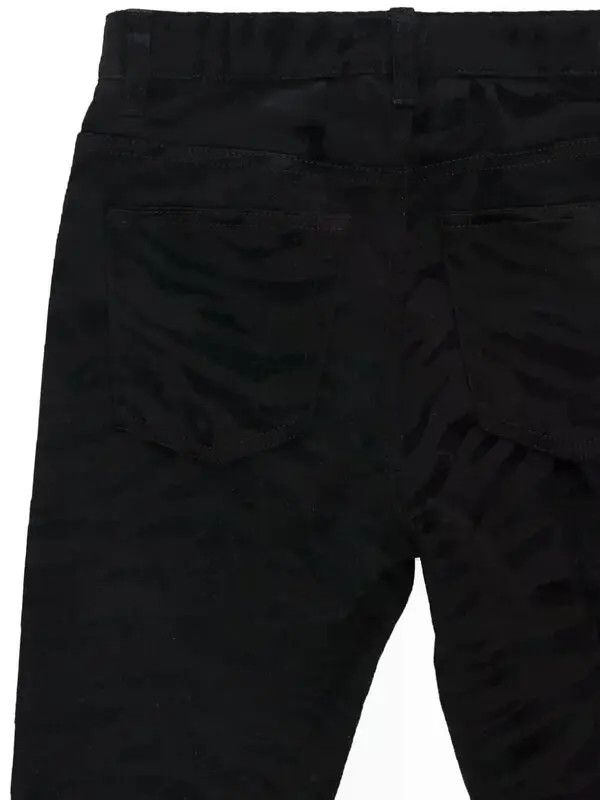 Saint Laurent Paris o1y0126 Denim Pant in Black Size 26" / US 2 / IT 38 - 4 Thumbnail