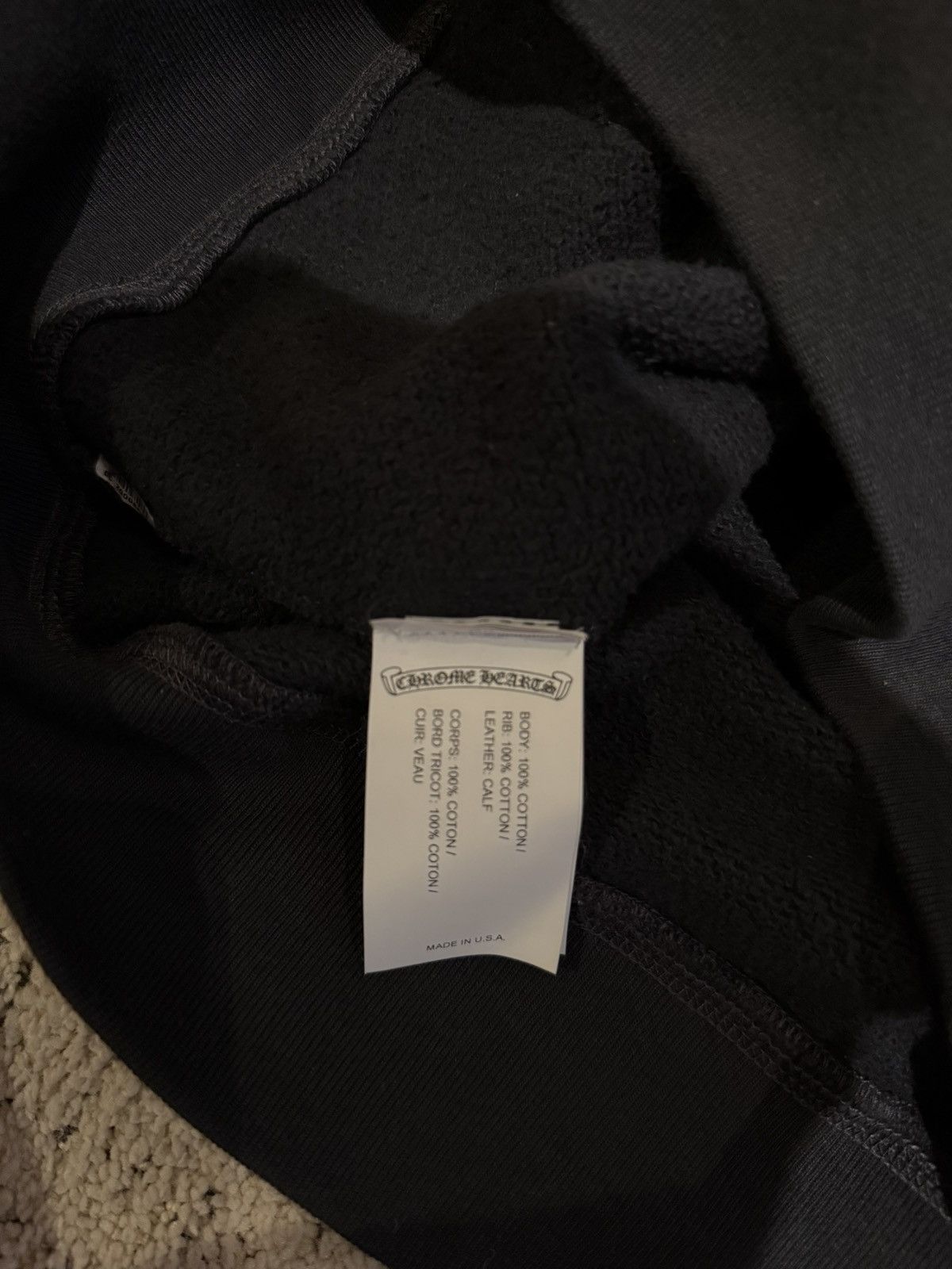 Chrome Hearts Chrome hearts hoodie leather crosses Size US L / EU 52-54 / 3 - 6 Thumbnail