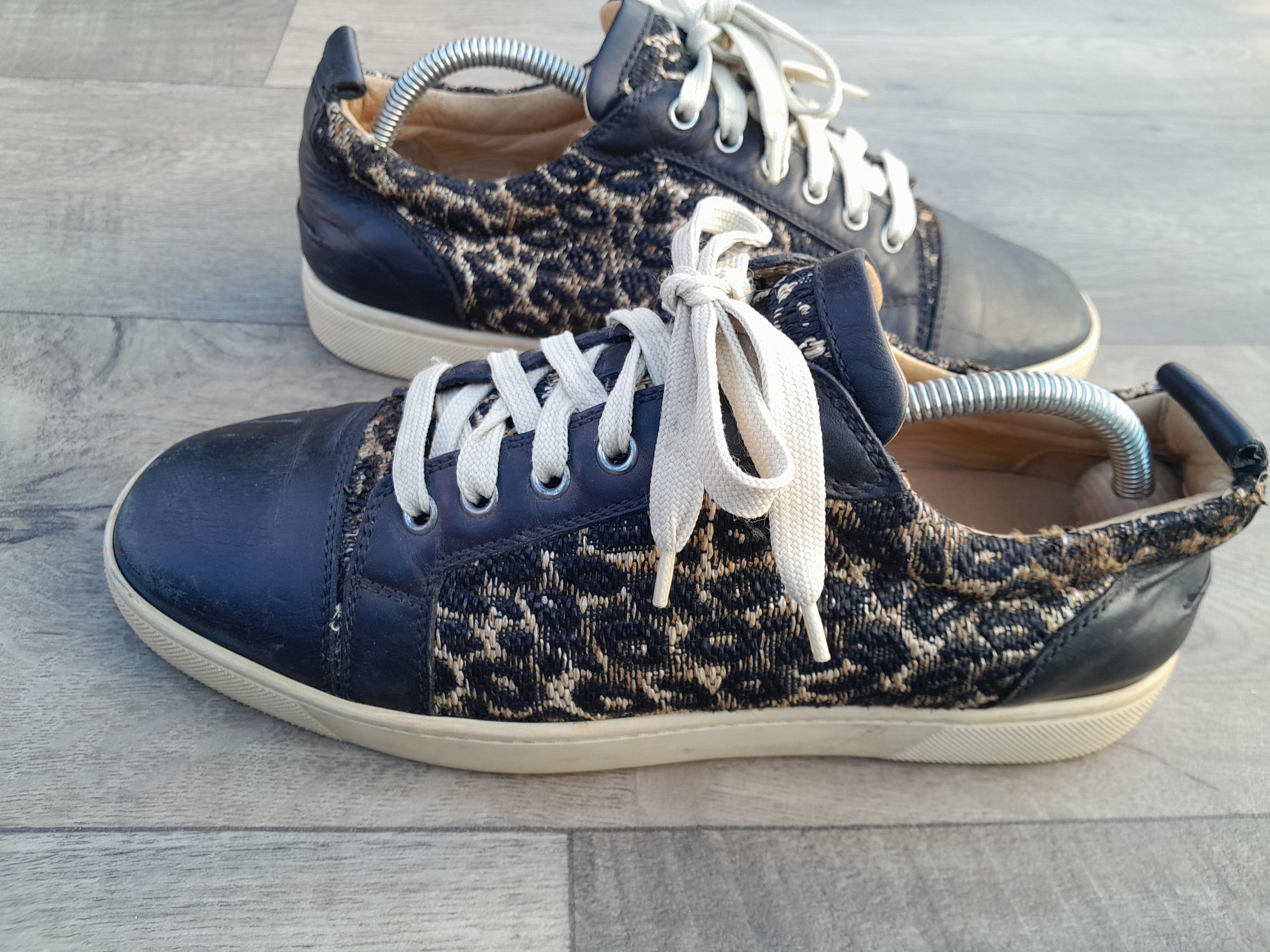 Christian Louboutin Rare Mens Christian Louboutin Leopard Sneakers! Size US 8.5 / EU 41-42 - 3 Thumbnail