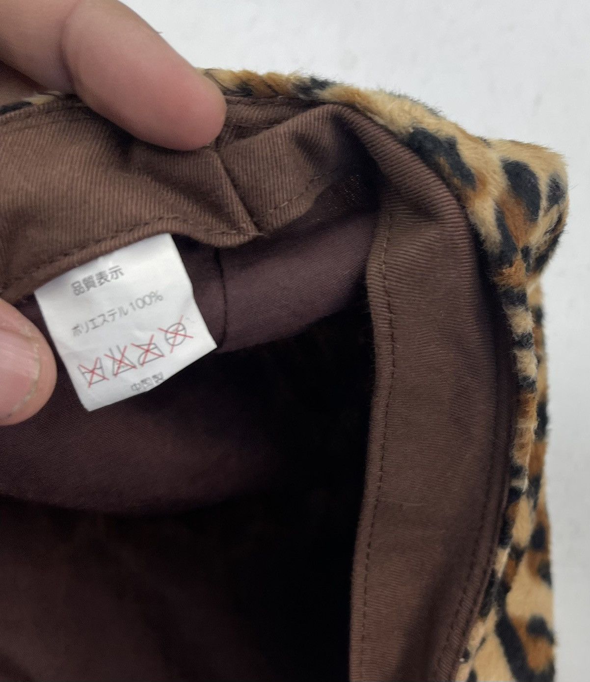 Japanese Brand leopard stripe hat tc38 Size ONE SIZE - 6 Thumbnail