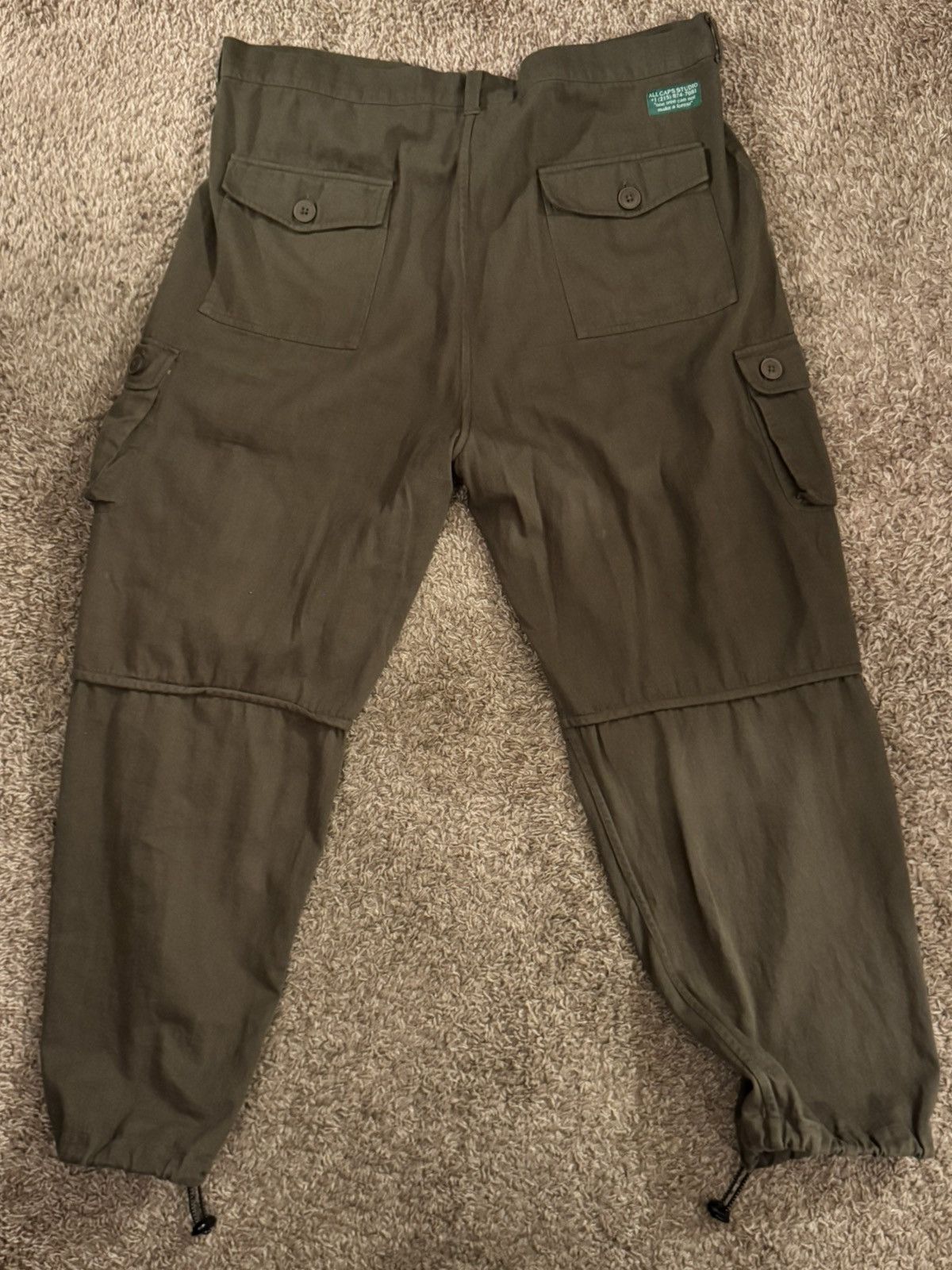 ALL CAPS STUDIO All Caps Studio “sun” cargo pants SZ XL Size US 36 / EU 52 - 2 Thumbnail