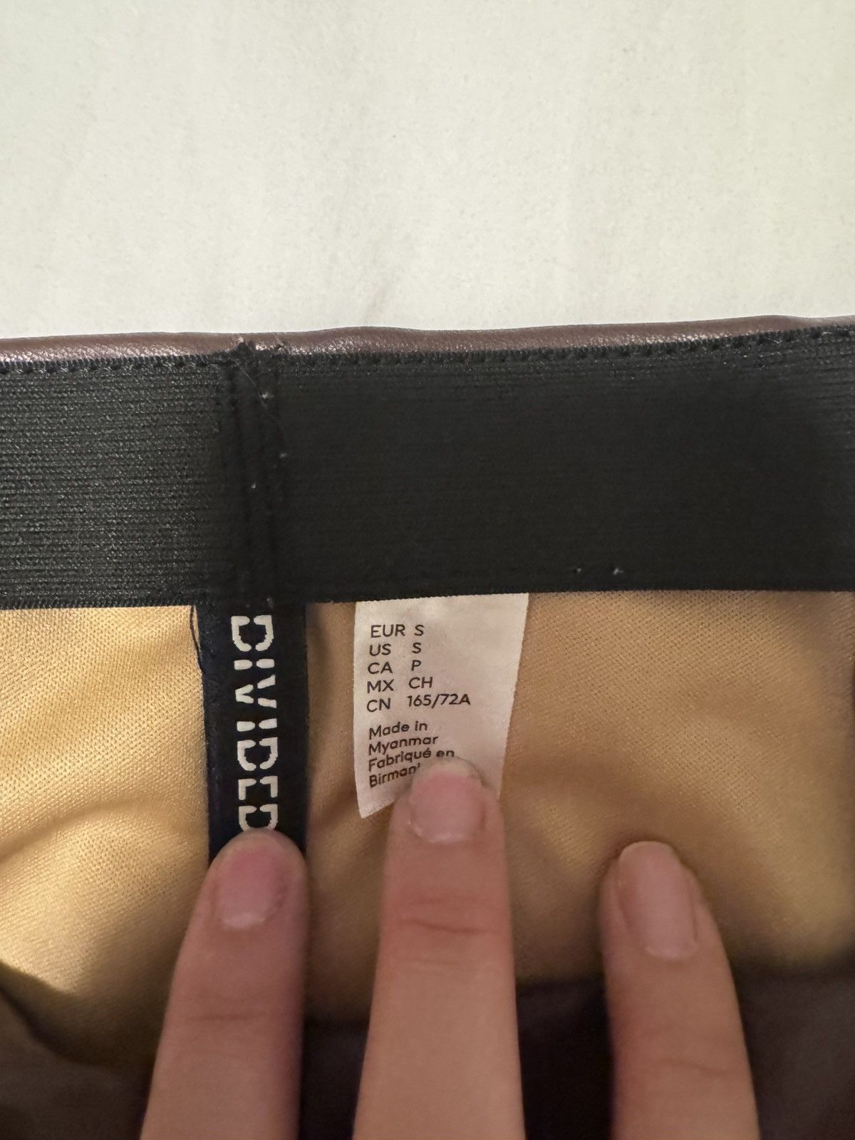H&M Mini Skirt - Brown Size 27" / US 4 / IT 40 - 3 Thumbnail