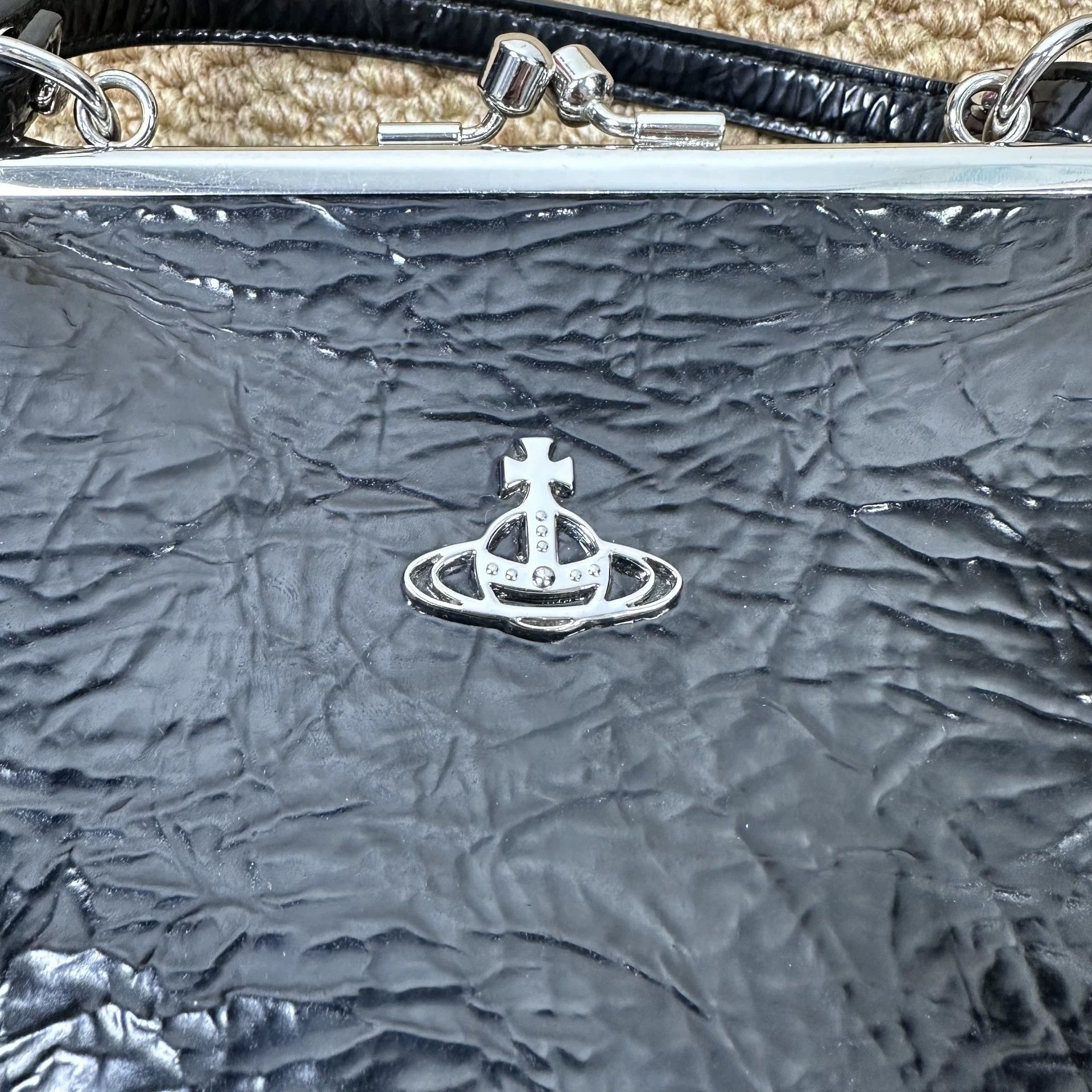 Vivienne Westwood Vivienne Westwood 95 new black croc dumpling bag Size ONE SIZE - 6 Thumbnail