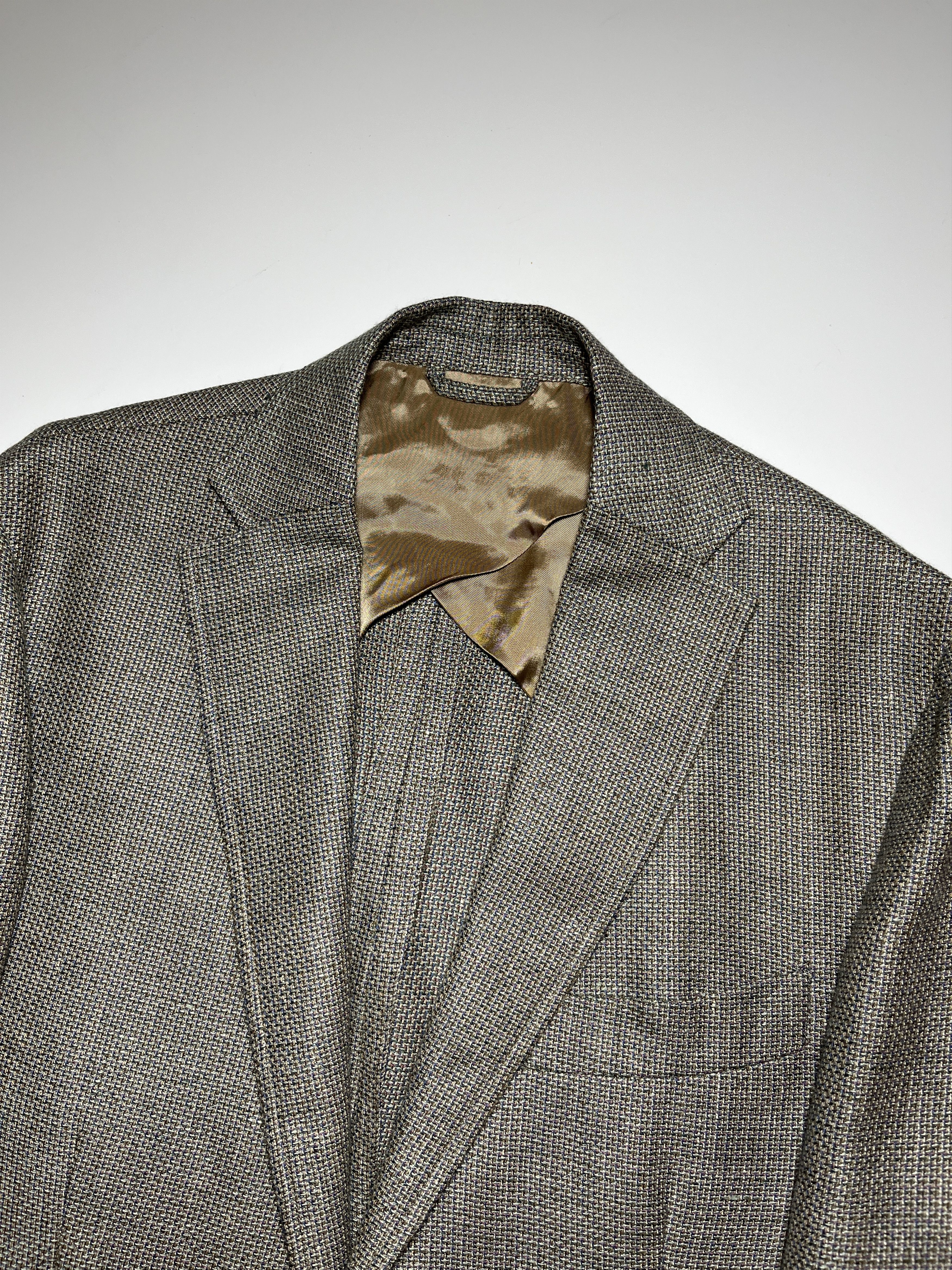 Beretta Beretta Linen / Wool Unlined Sport Coat Blazer Size 40 Size 40R - 10 Thumbnail