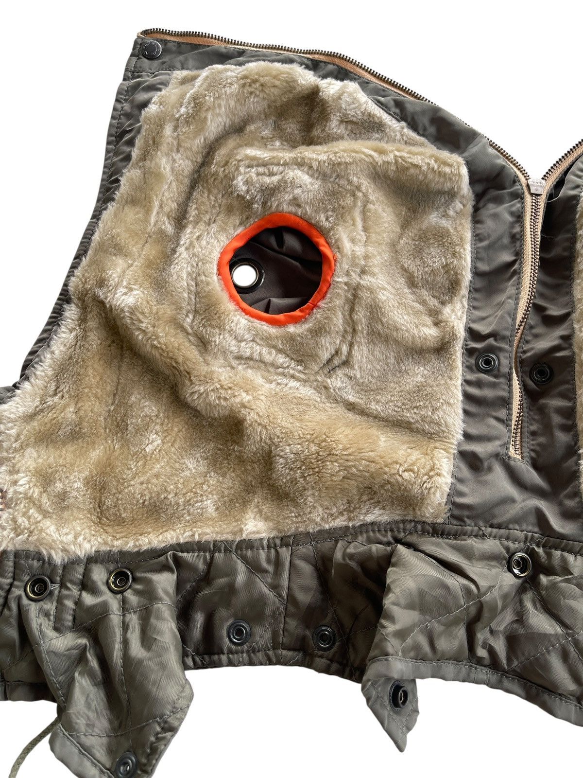 Avirex Vintage MA-1 Avirex Rescue Auxiliary Hooded Fur Size ONE SIZE - 16 Thumbnail