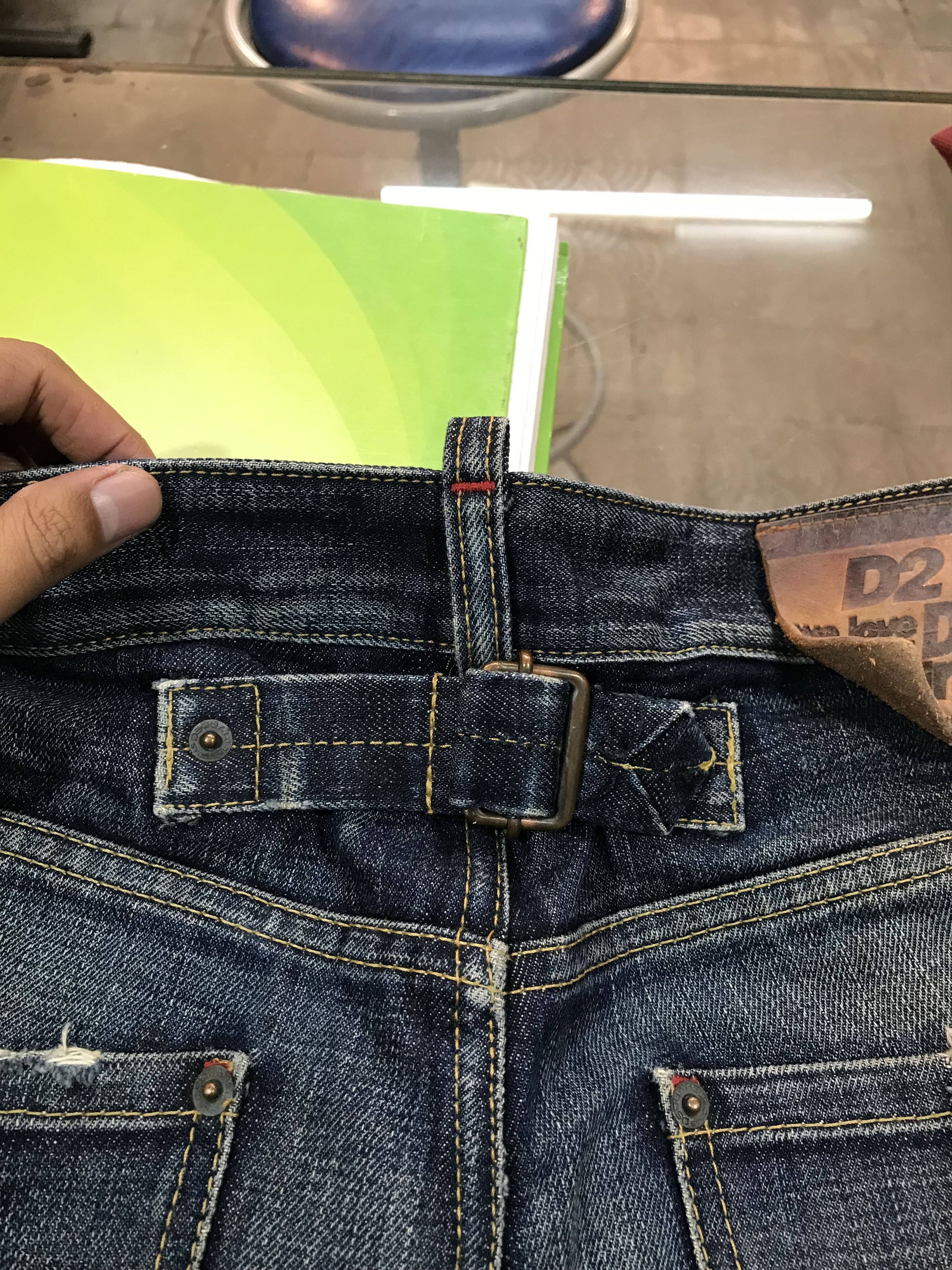 Dsquared2 Dsquared2 “Rally We Live Denim Dirty” Denim Shorts Size US 35 - 10 Thumbnail