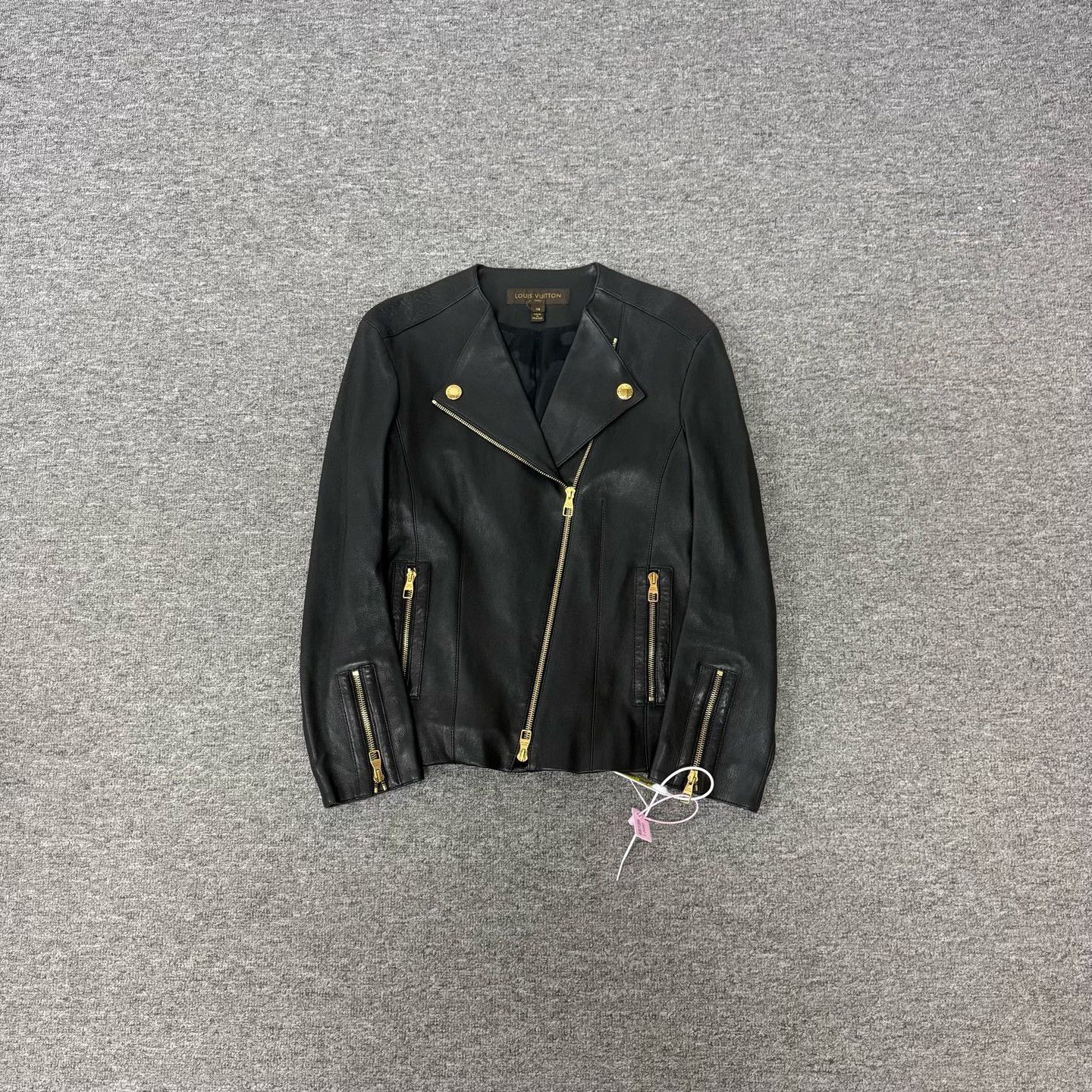 Louis Vuitton Louis Vuitton Lambskin Biker Jacket Size S / US 4 / IT 40 - 1 Thumbnail